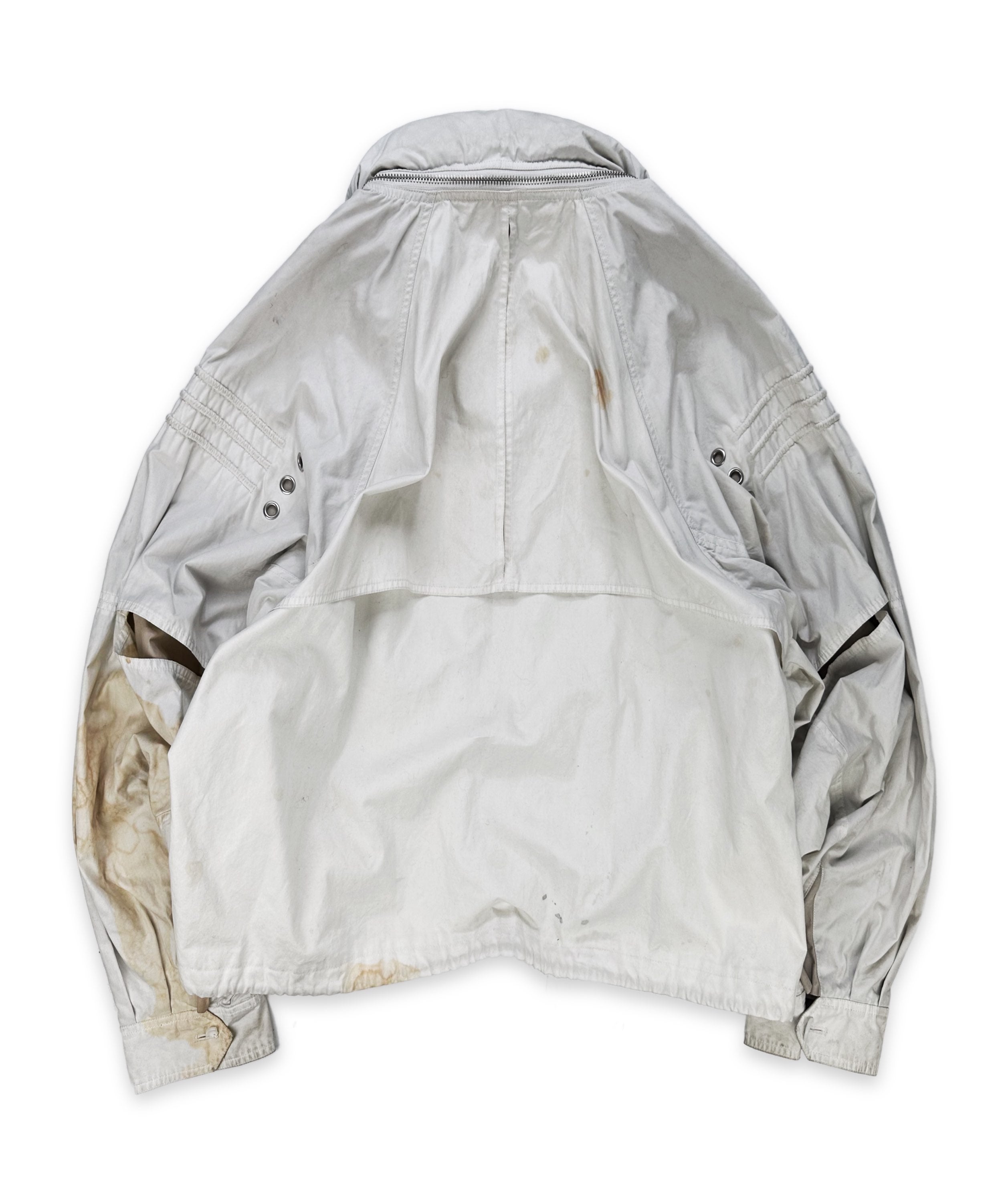 SS06 Raf Simons ‘Icarus Surgit’ White Parachute Cargo Jacket