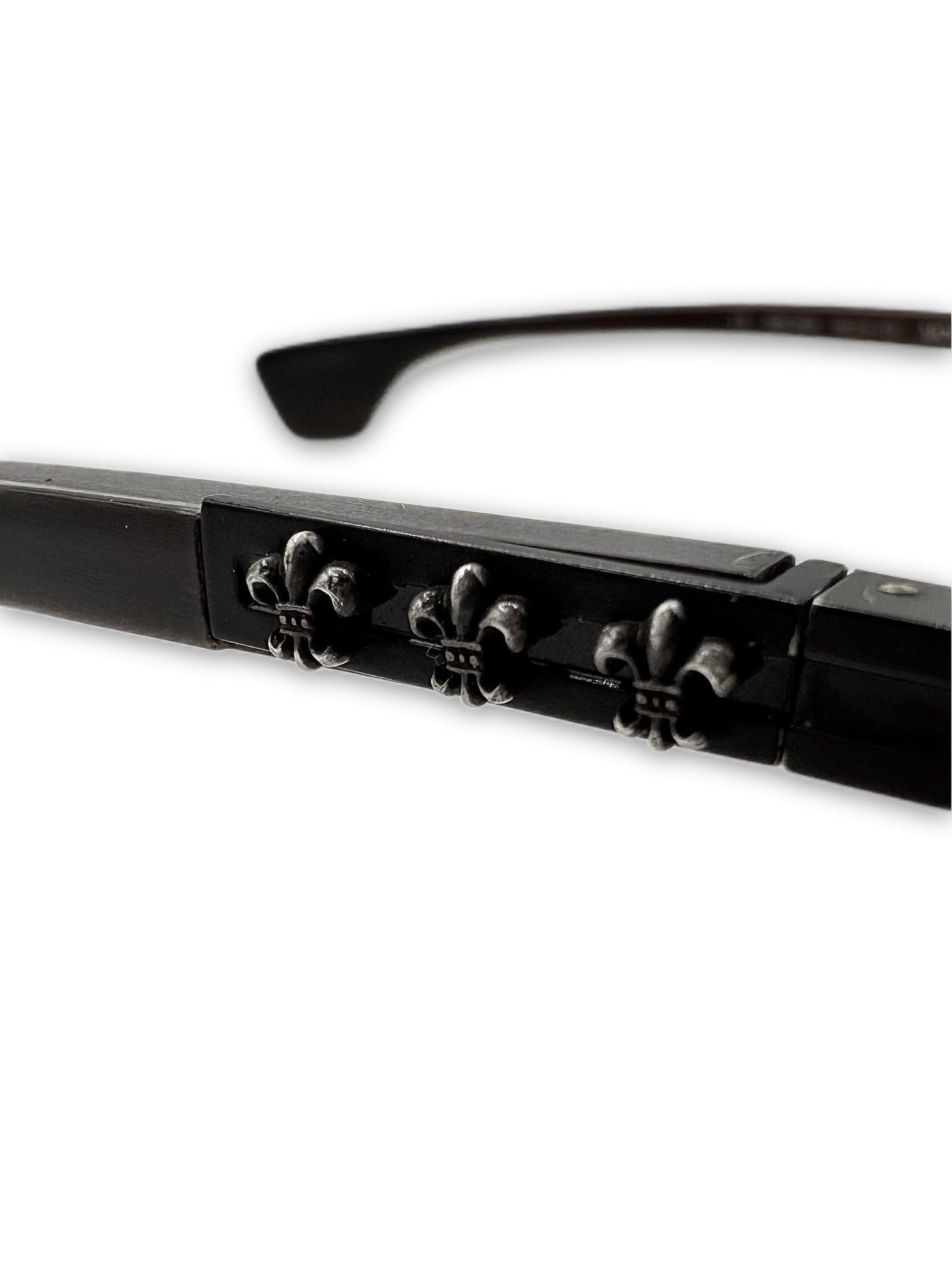 Chrome Hearts ‘Morning Wood II’ Fleur de Lis Purple Sunglasses