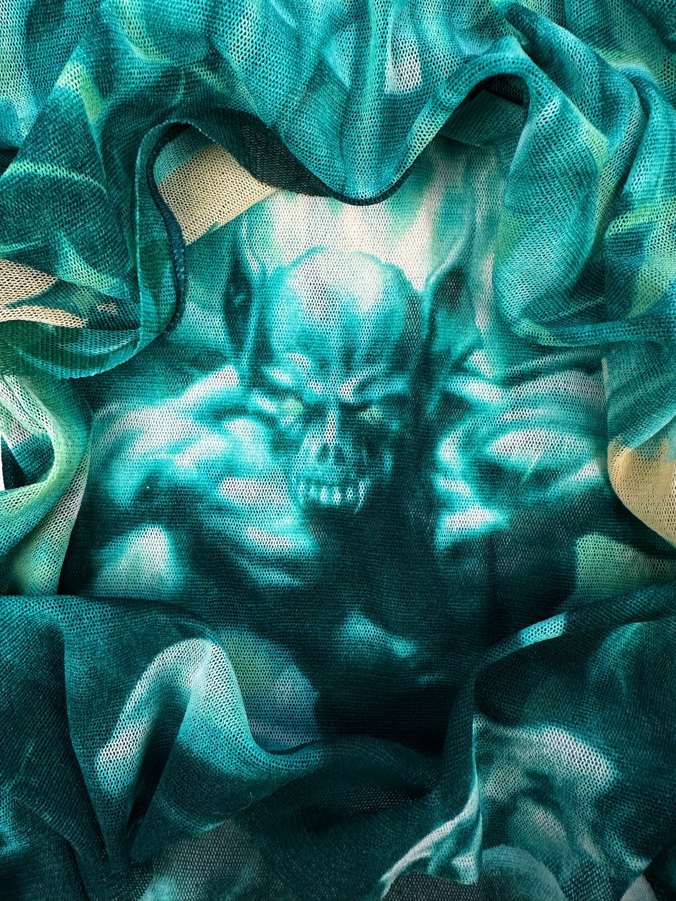 SS01 Jean Paul Gaultier ‘Satan’ Tattoo Mesh Short Sleeve T-Shirt