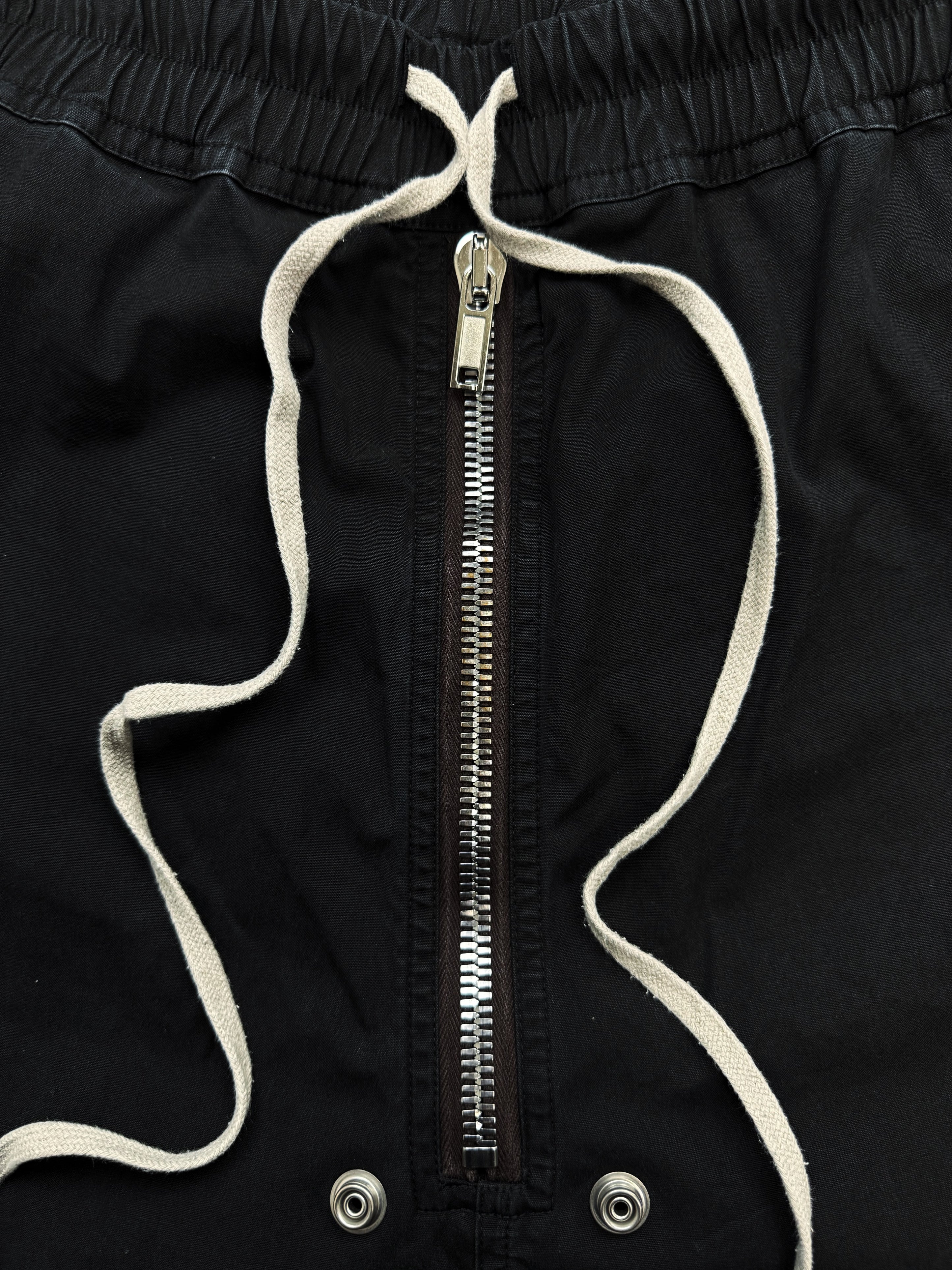 SS20 Rick Owens ‘Tecuatl’ Front Zip 3/4 Length Cropped Pants