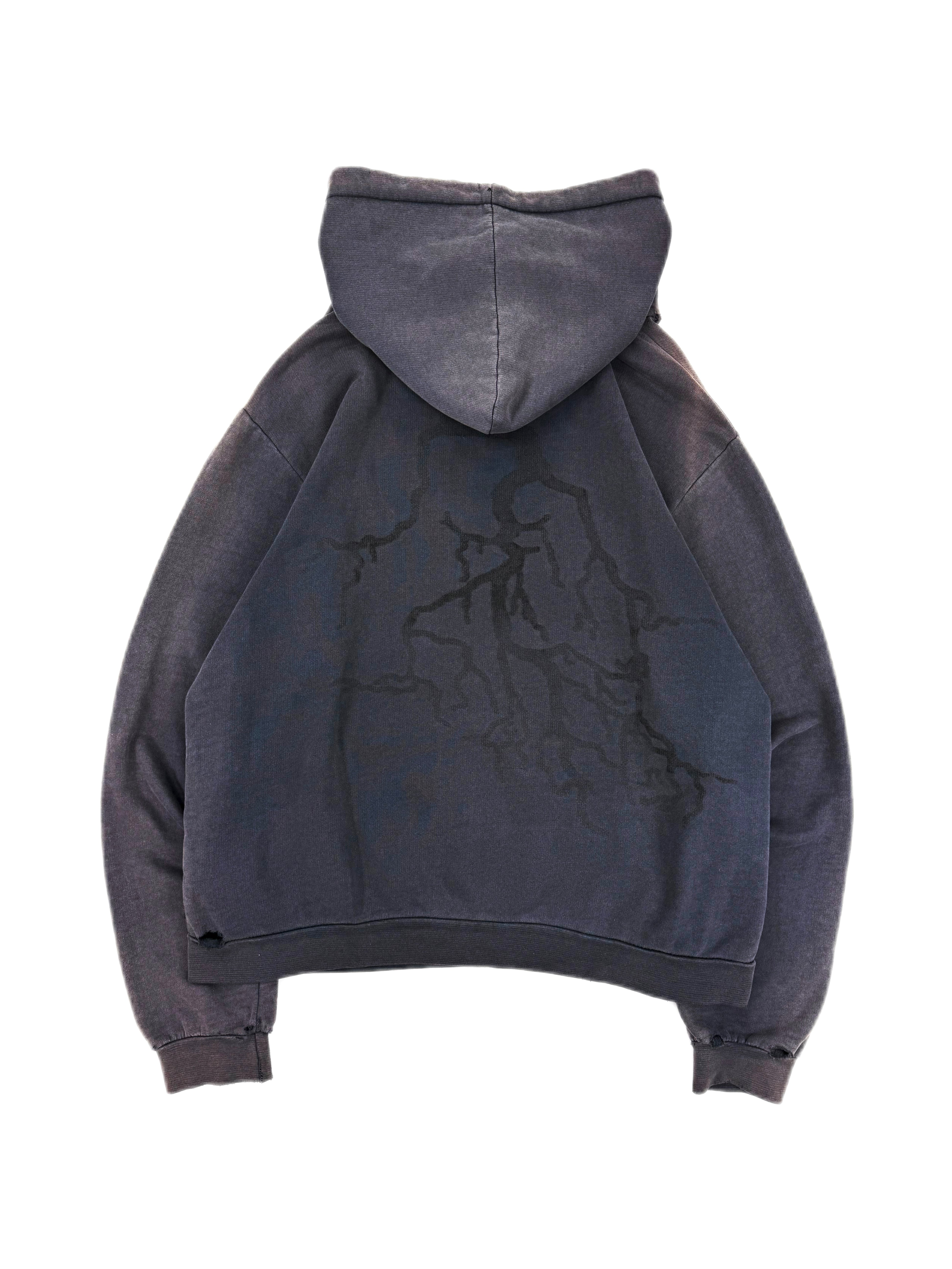 AW02 Raf Simons ‘Virginia Creeper’ Sun Faded Roots Hoodie