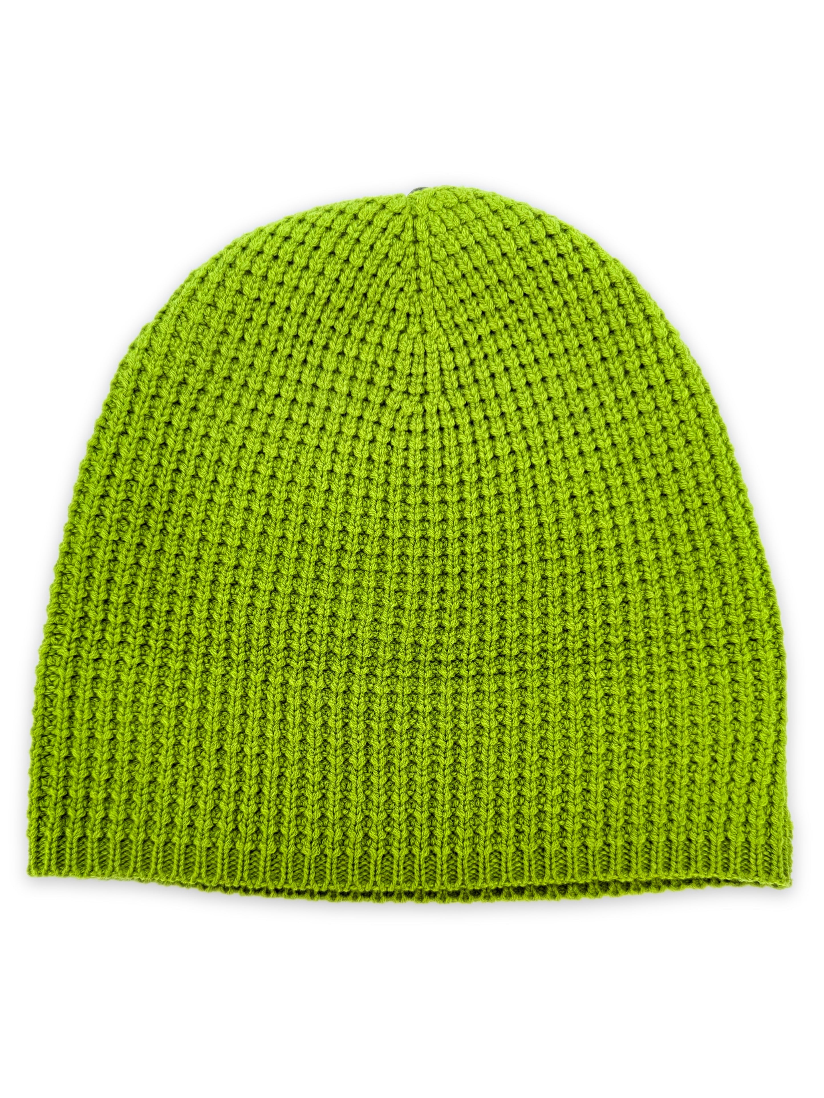 Chrome Hearts ‘Hit & Run’ Green Cashmere Silver Knitted Beanie