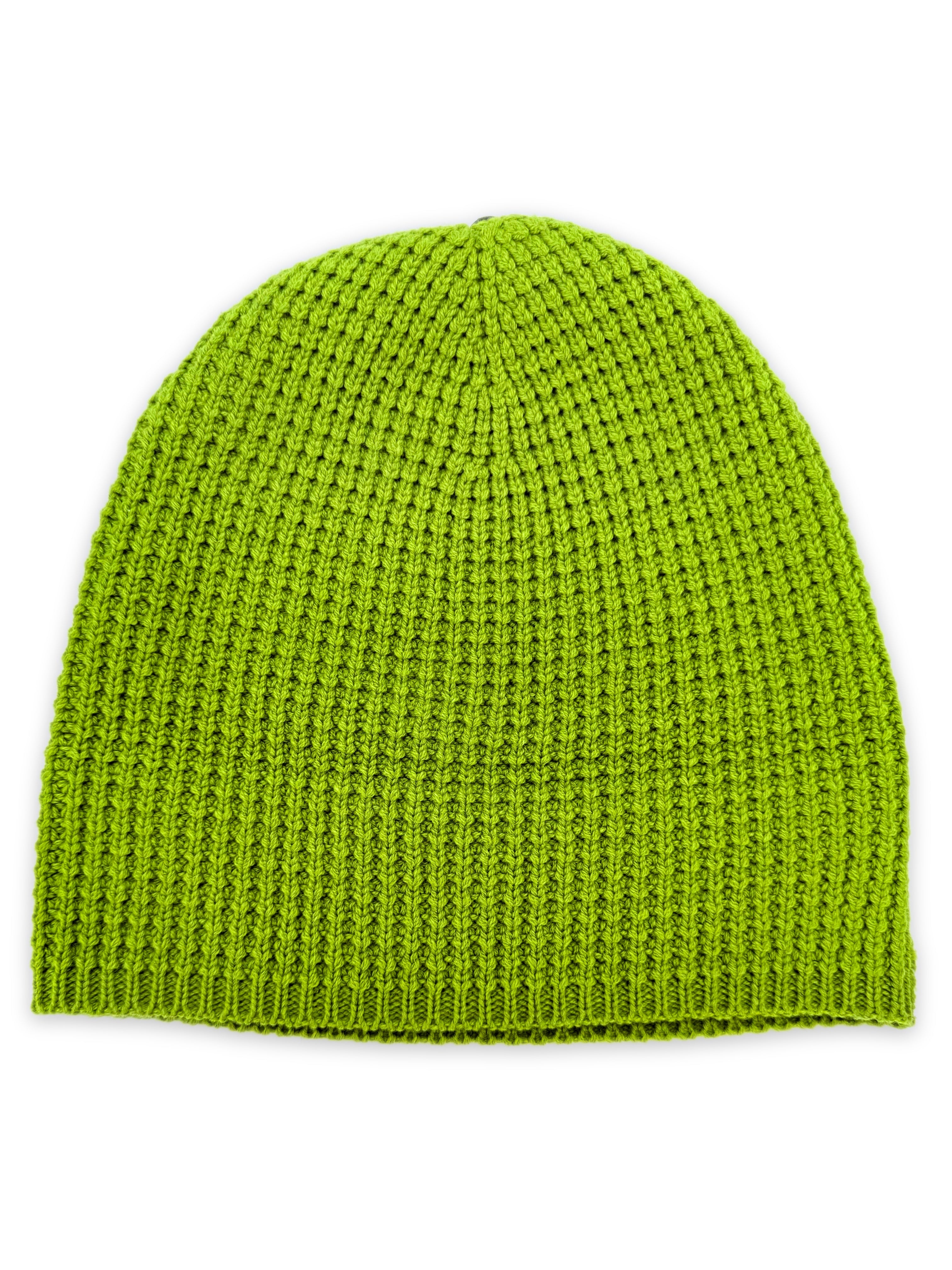 Chrome Hearts ‘Hit &amp; Run’ Green Cashmere Silver Knitted Beanie