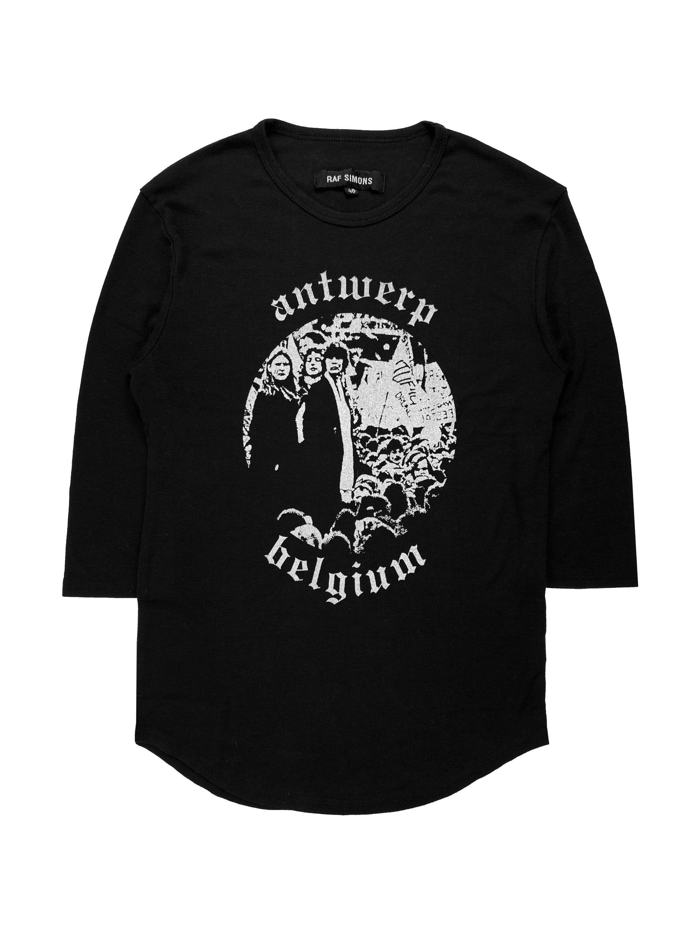 AW01 Raf Simons Riot “Antwerp” 3/4 Length Thermal Long Sleeve