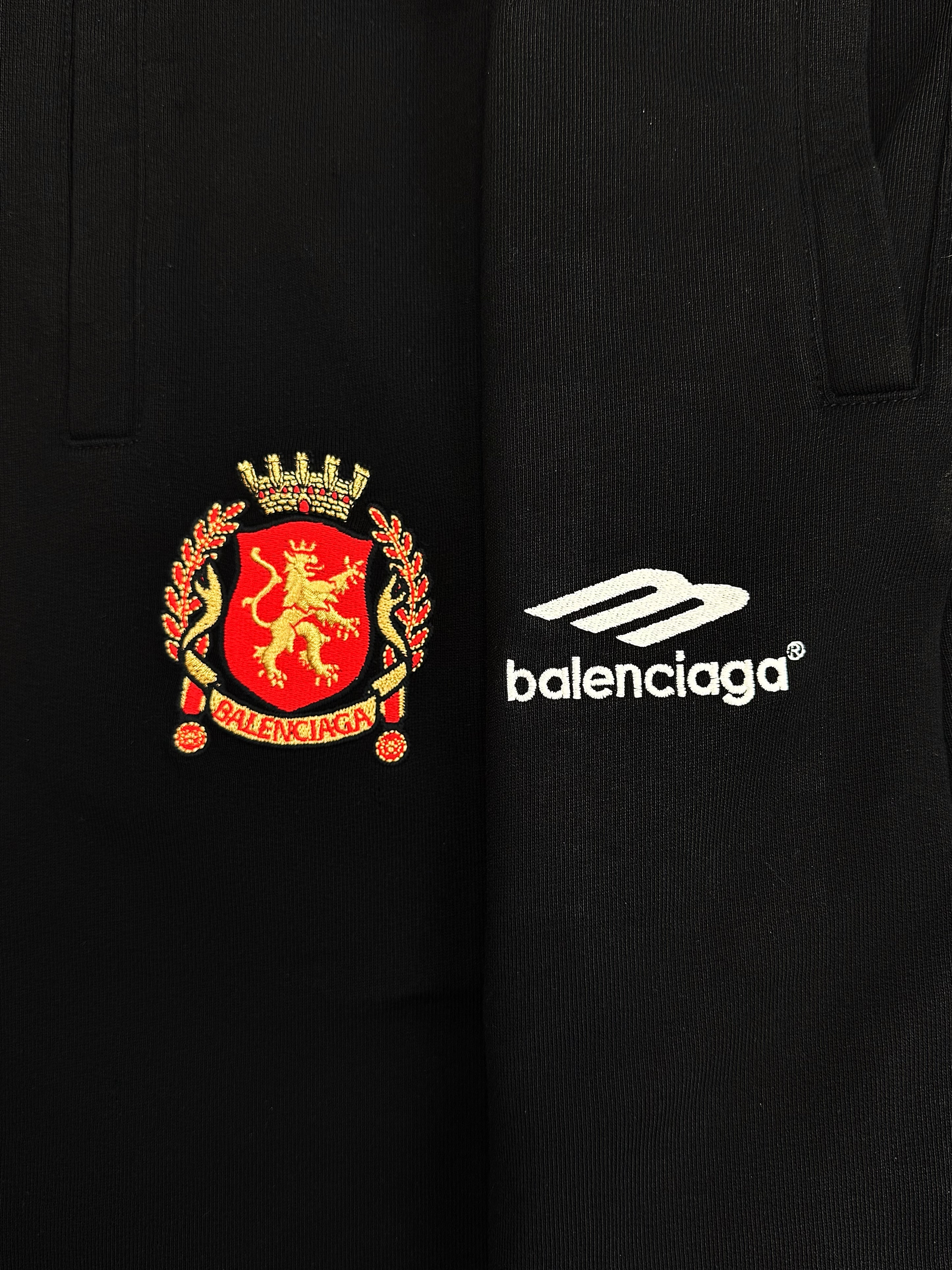 SS24 Balenciaga Manchester United Soccer Logo Wide Sweat Pants
