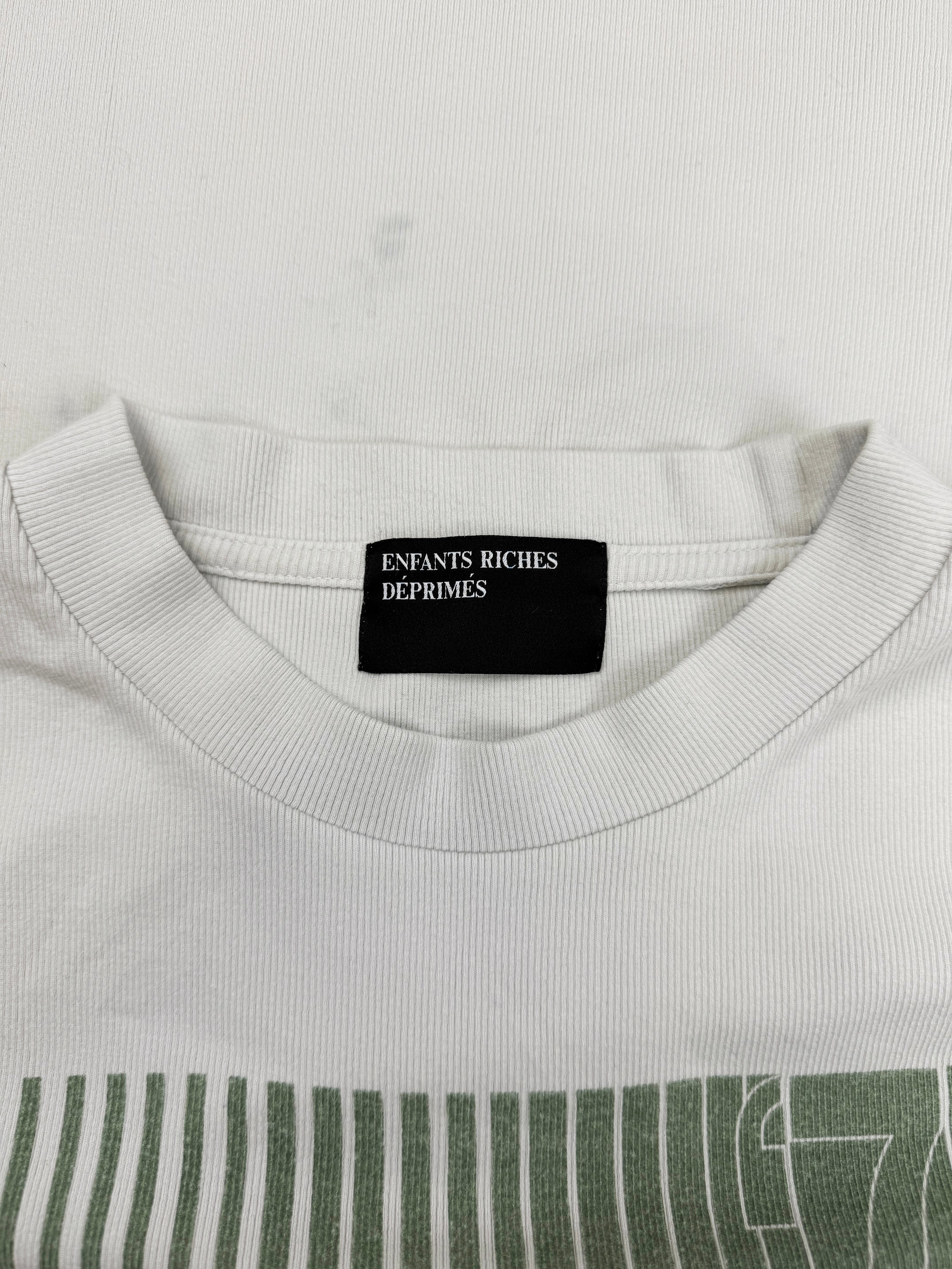 Enfants Riches Deprimes ‘Zurich’ Ribbed White Long Sleeve Shirt