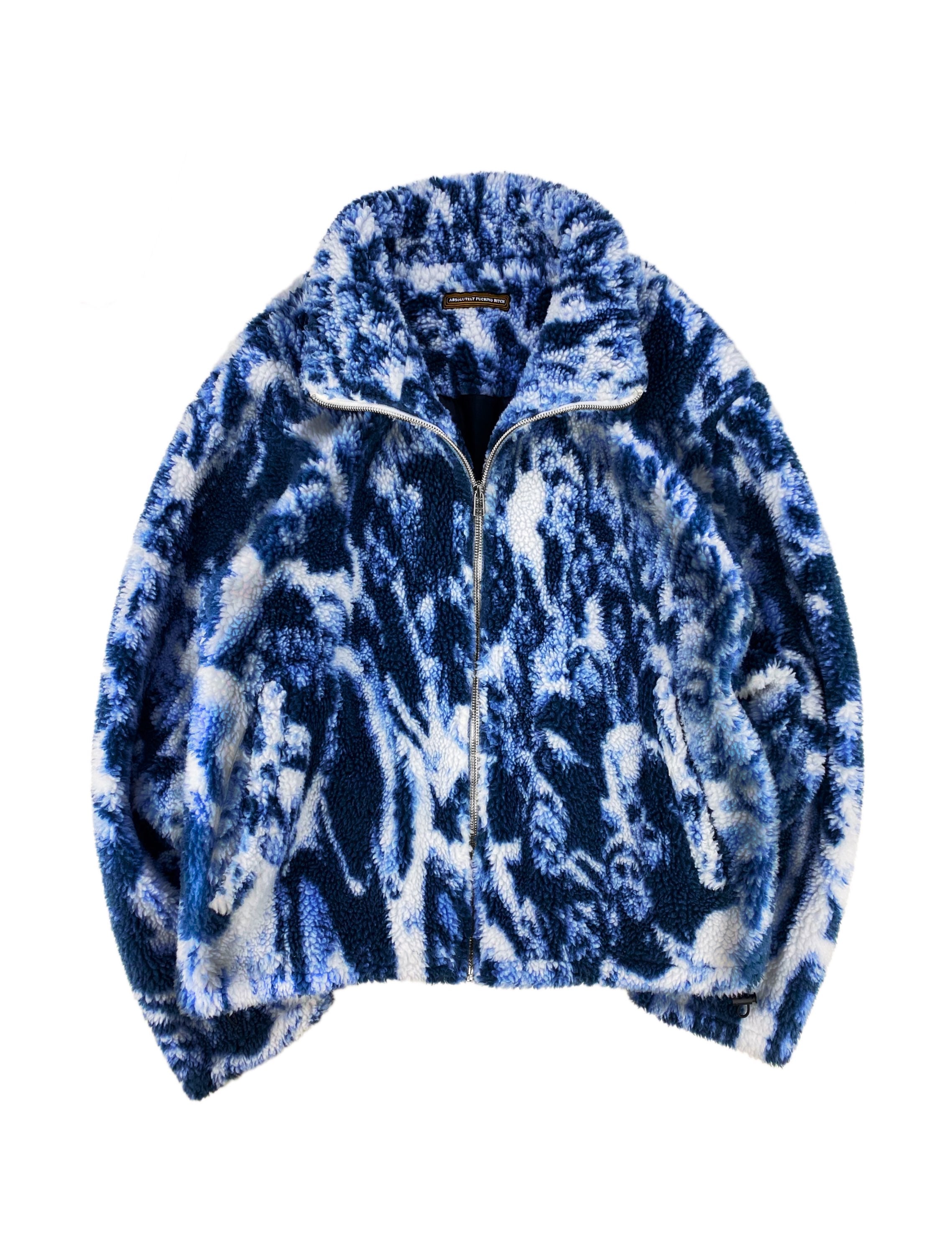 AW20 Absolutely Fucking Bitch ‘1969 Boa’ Deep-pile Fleece Jacket