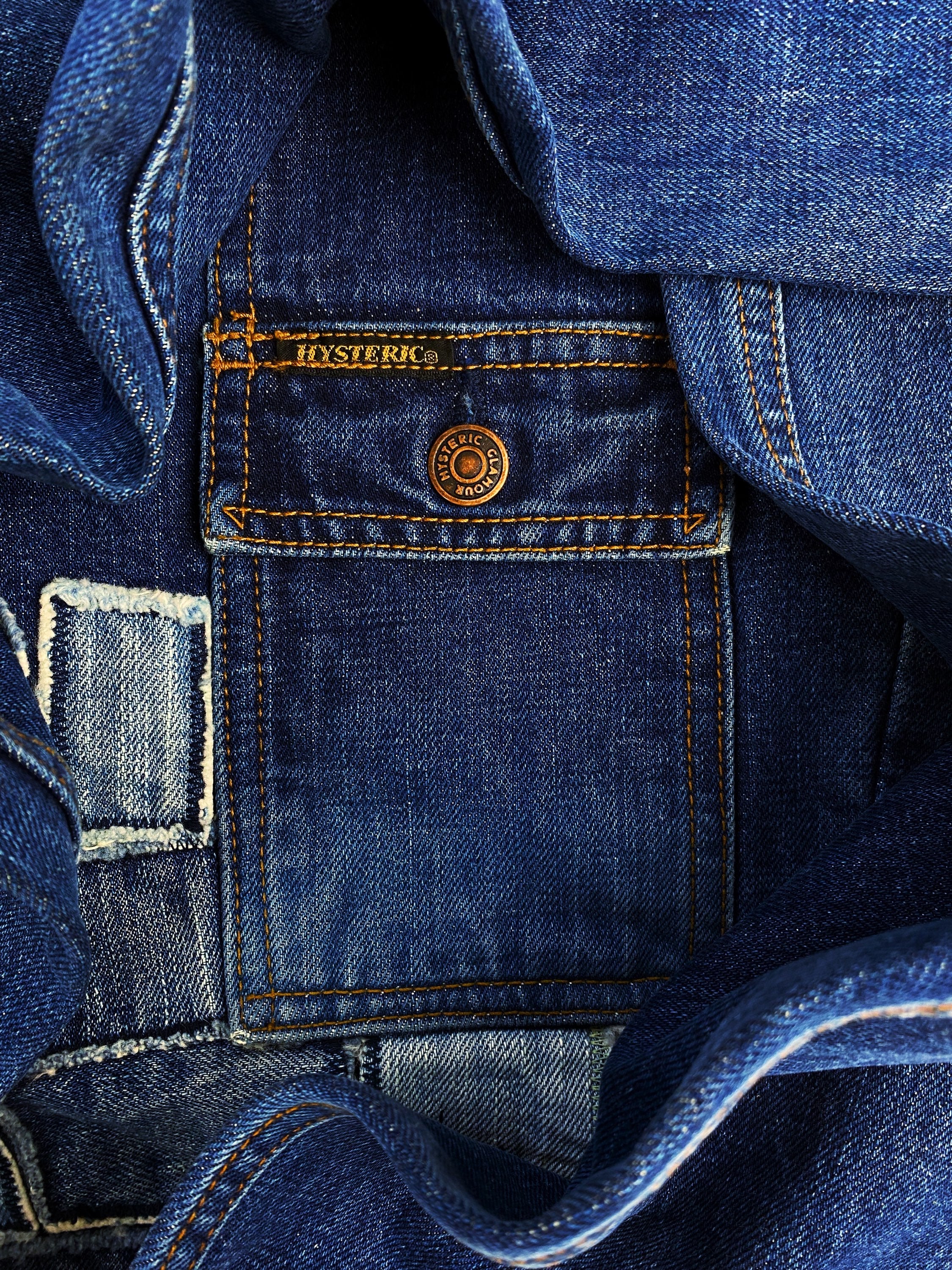 Hysteric Glamour ‘Patchwork’ Indigo Kinky Pocket Denim