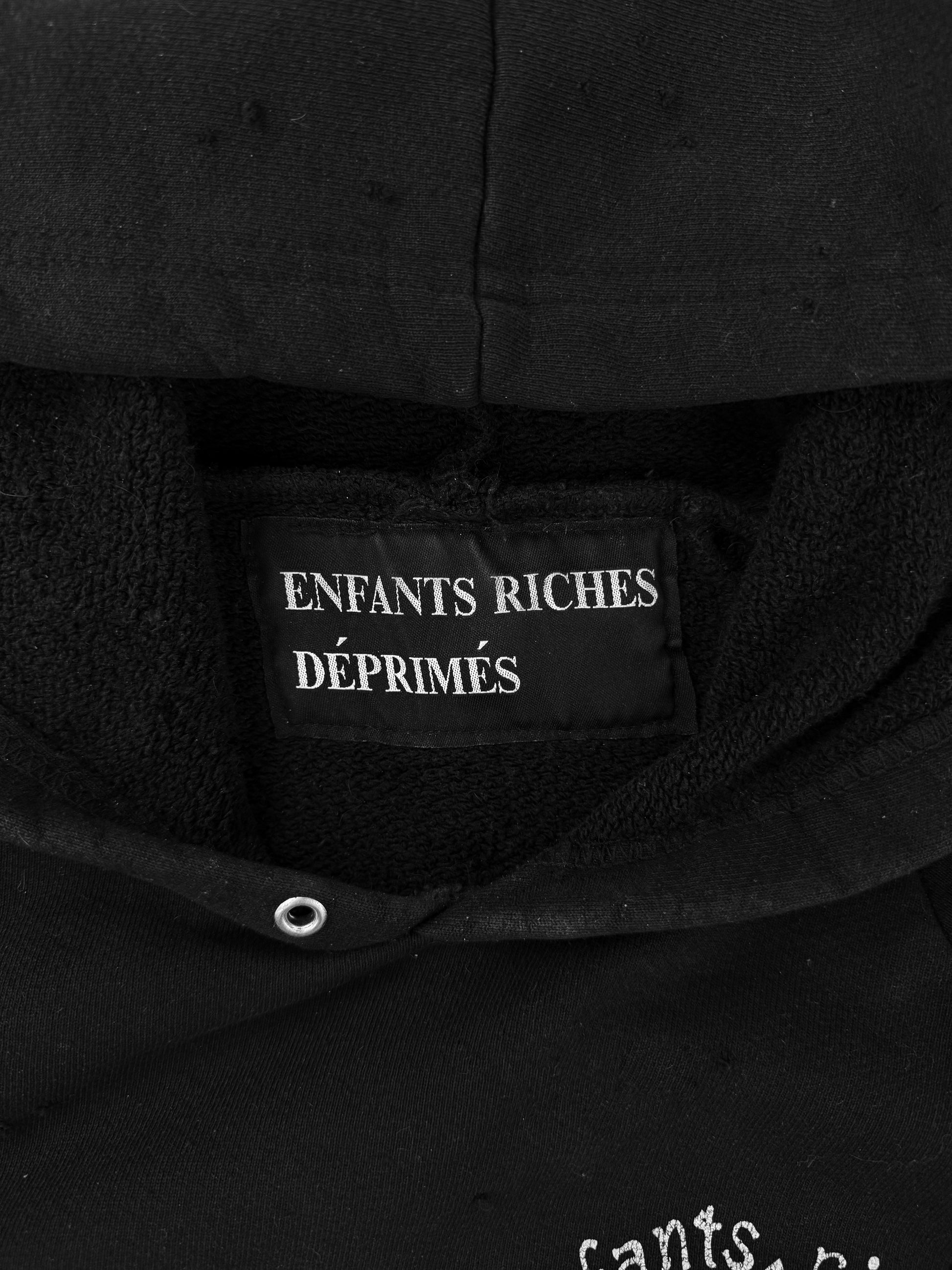 2013 Enfants Riches Deprimes OG Chessboard Black Heavy Weight Hoodie