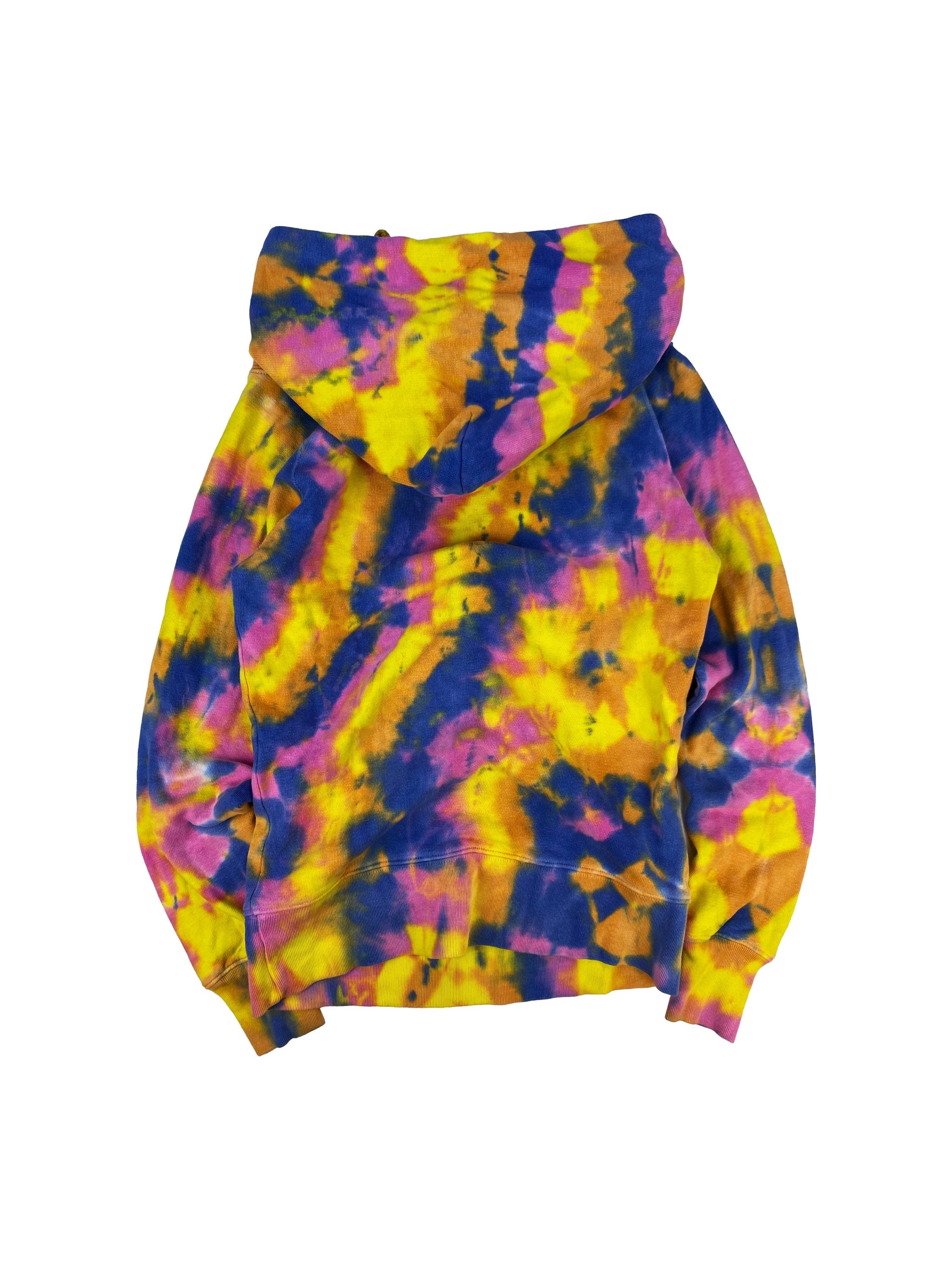 Kapital Surf Collegiate Logo Tie Dye Hoodie