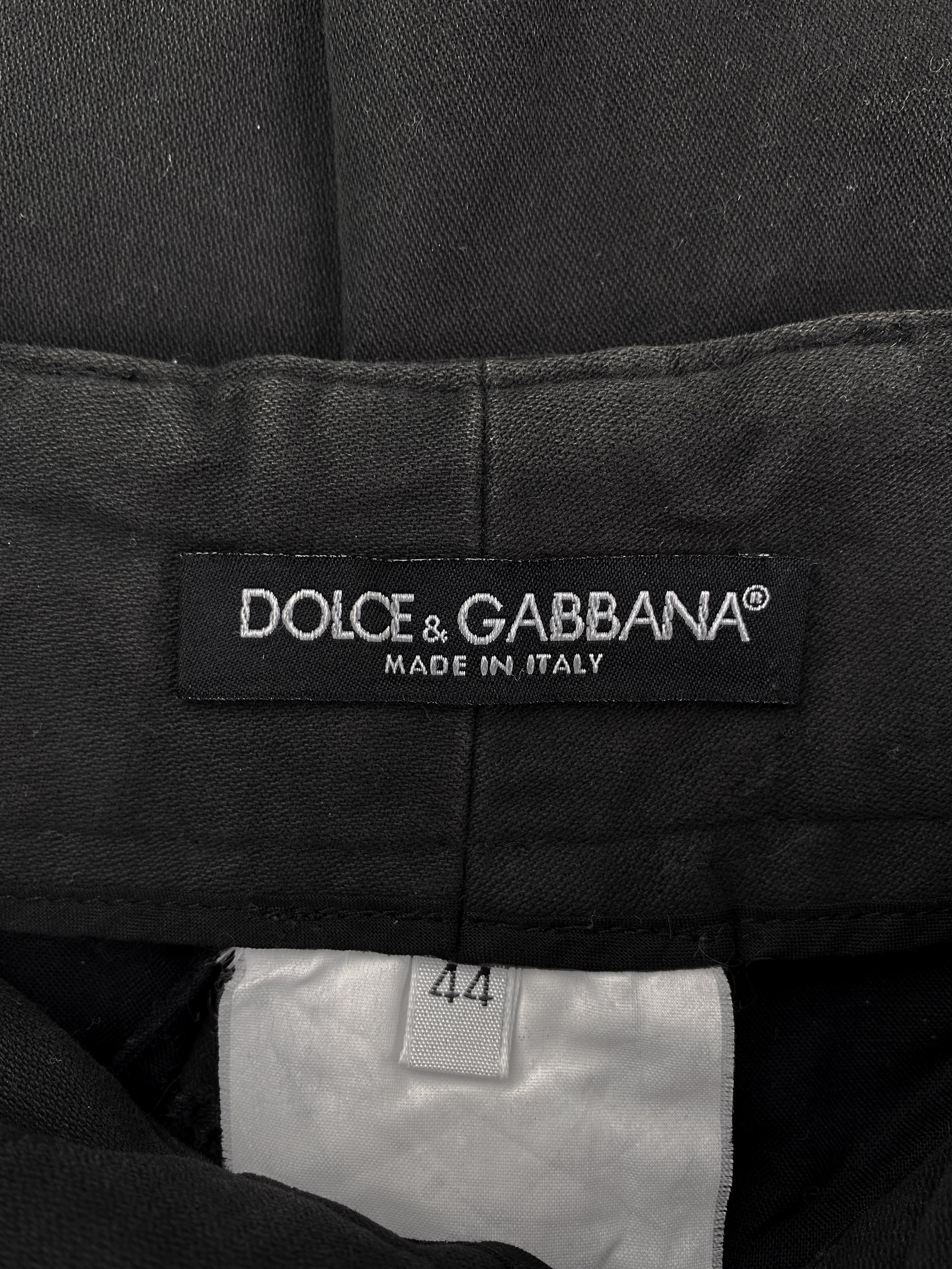 2000’s Dolce &amp; Gabbana Multi Button Cargo Pants