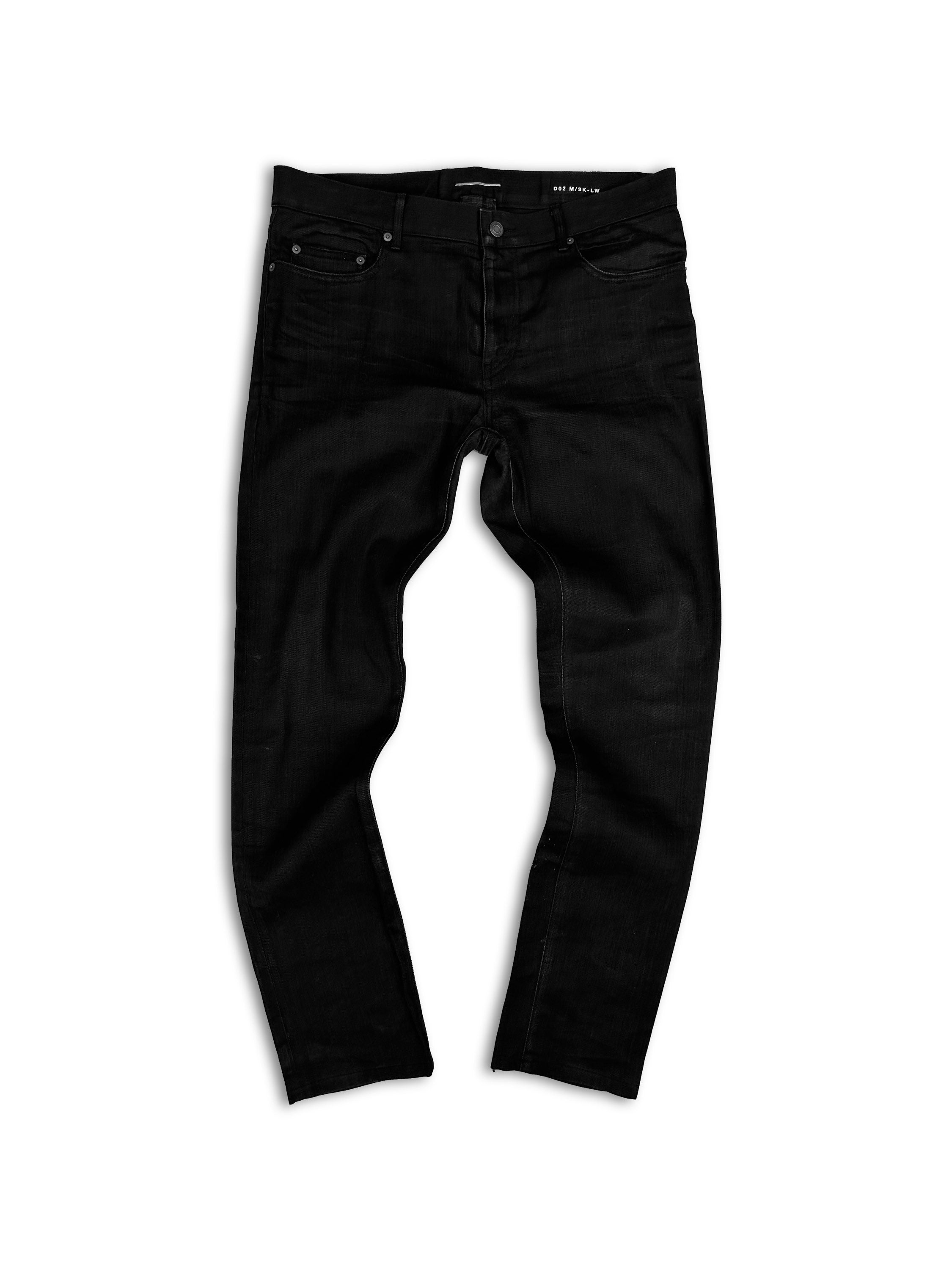 Saint Laurent Paris D02 Black Slim Cut Denim