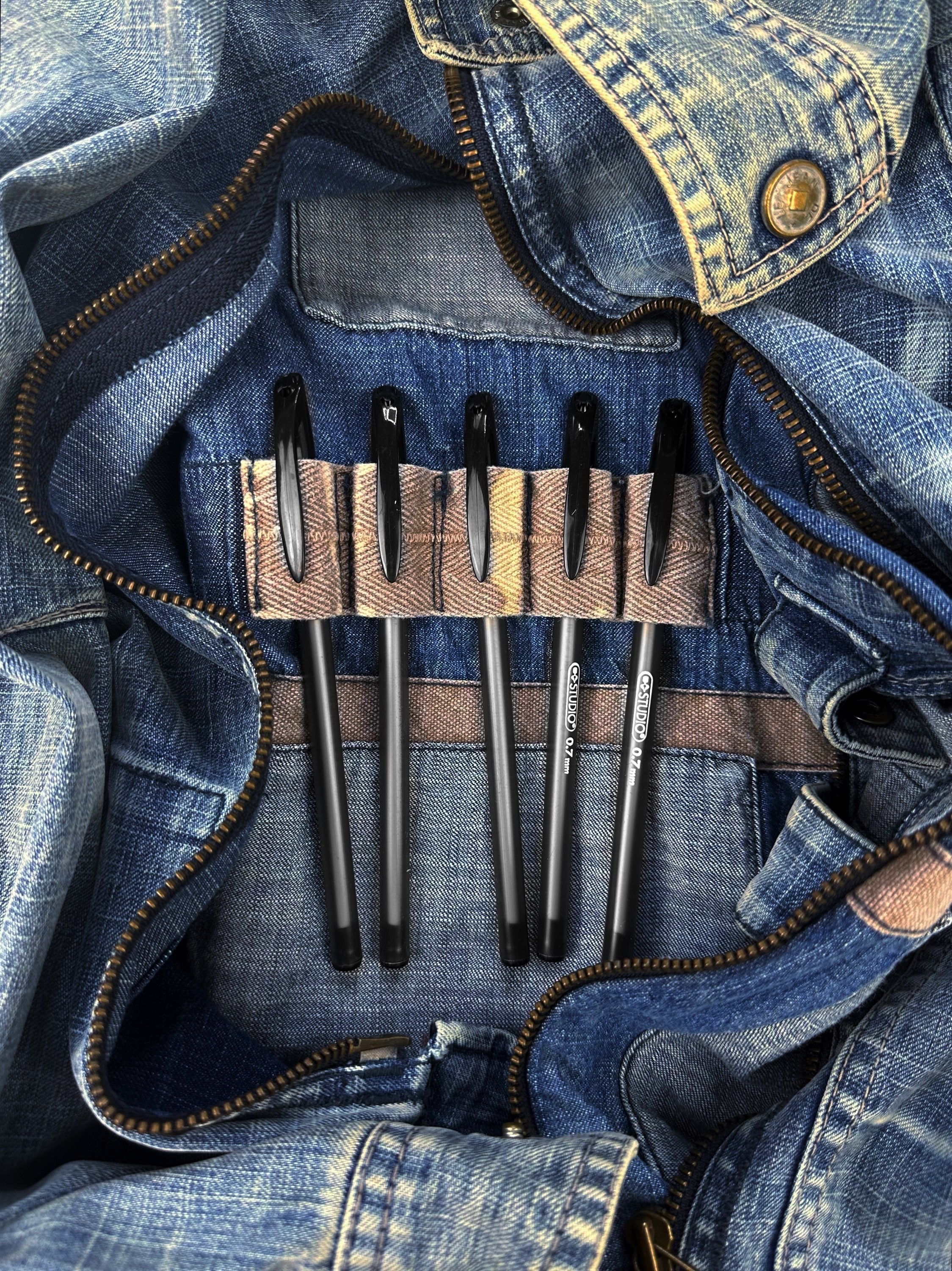 90s Marithe Francois Girbaud ‘Concealed’ Multi-Pocket Denim Jacket