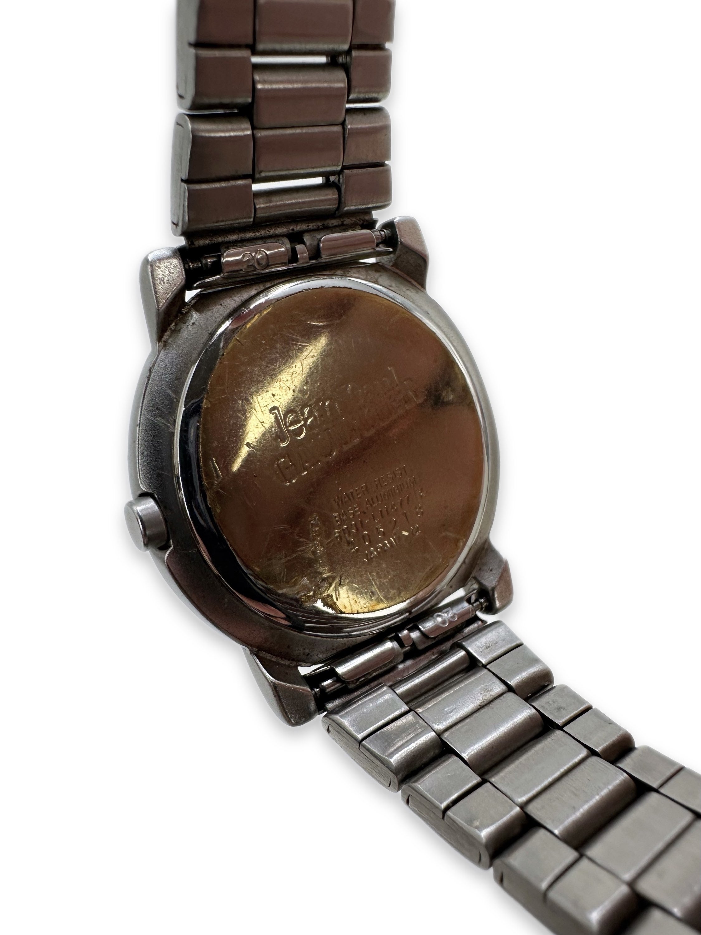 Jean Paul Gaultier Two Tone Metallic Wrist Watch
