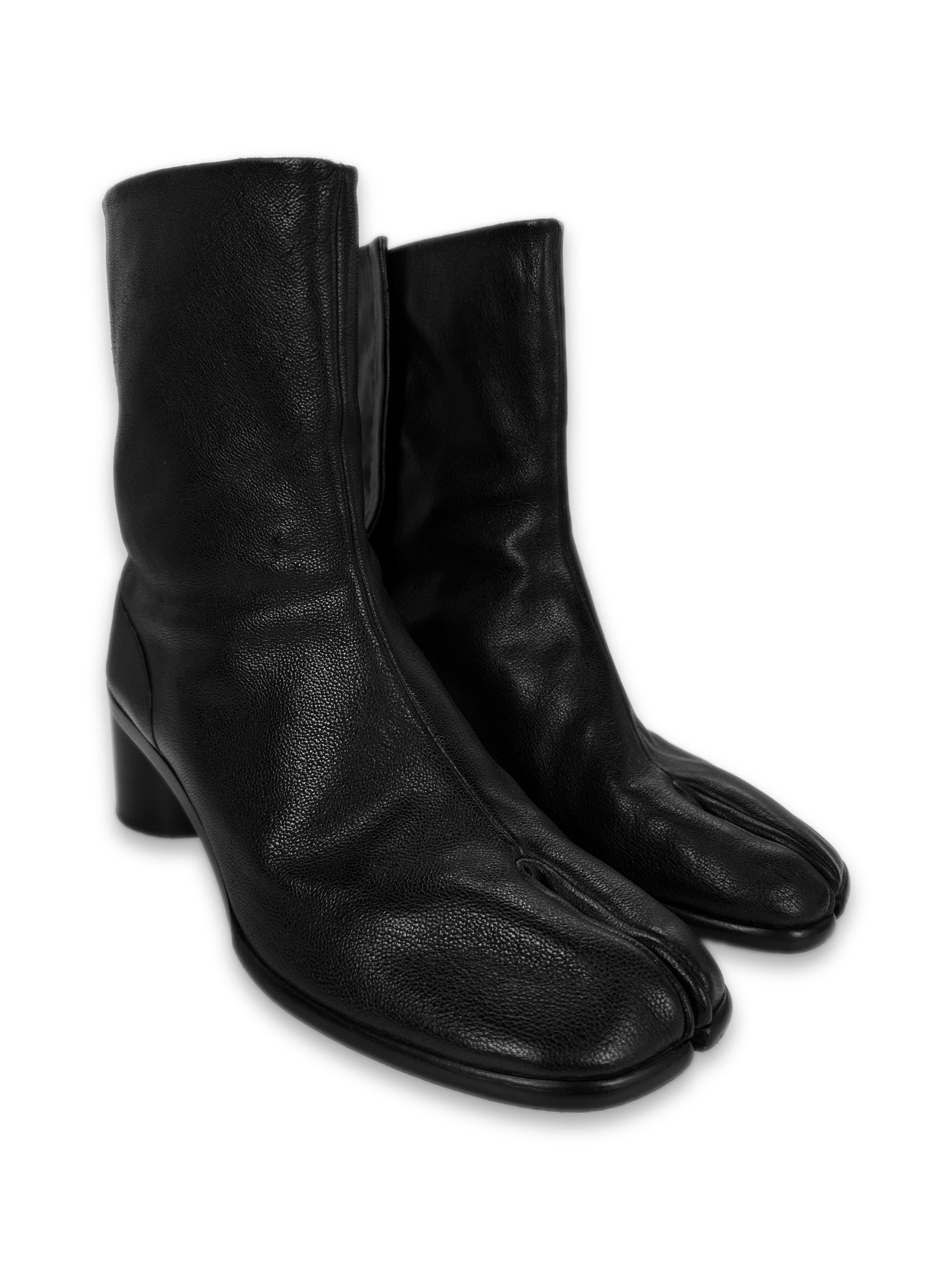 SS22 Maison Margiela ‘Tabi’ Calfskin Leather Split Toe Boots