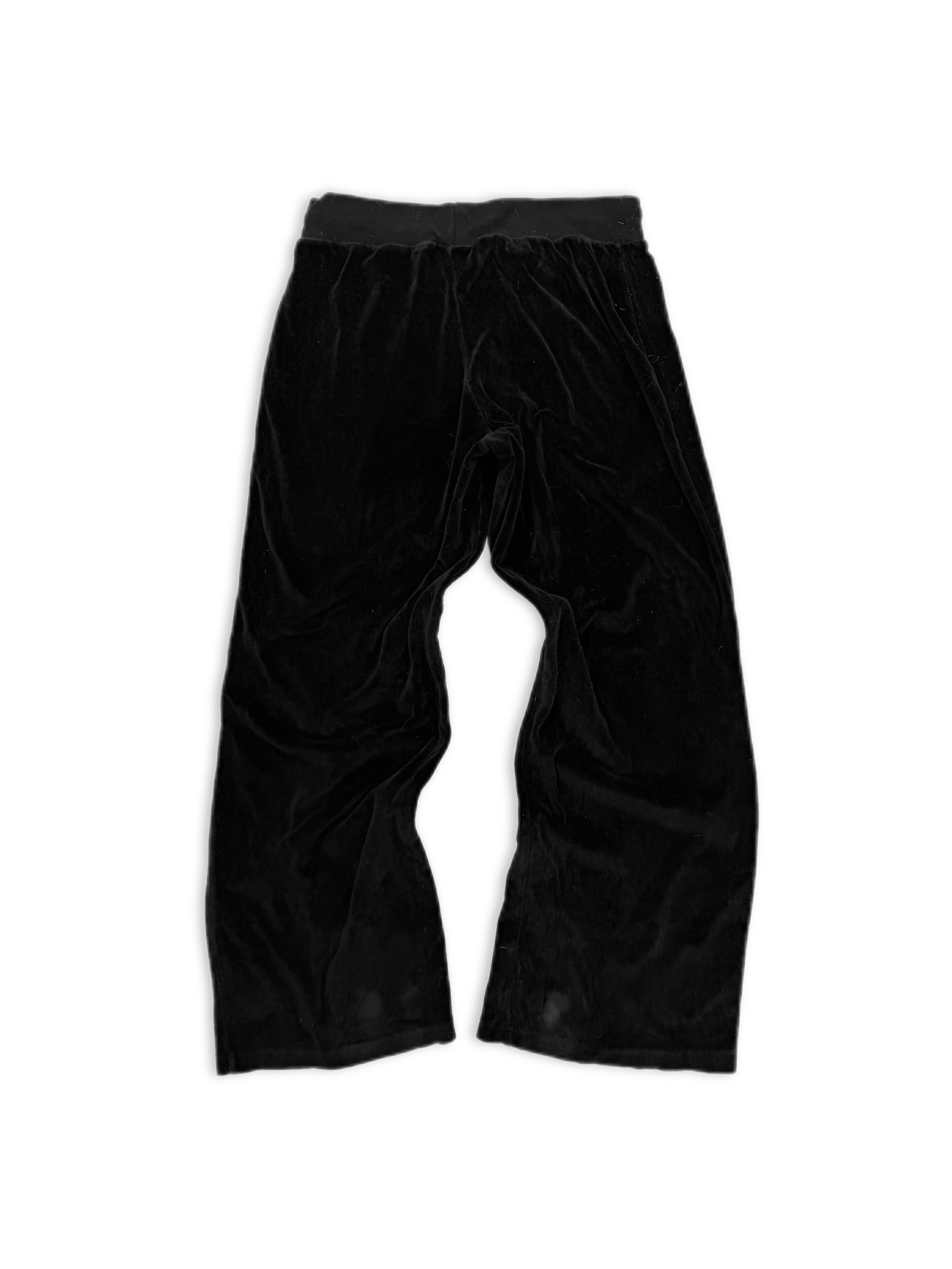 AW23 Balenciaga Velvet Elasticated Wide Cut Track Pants