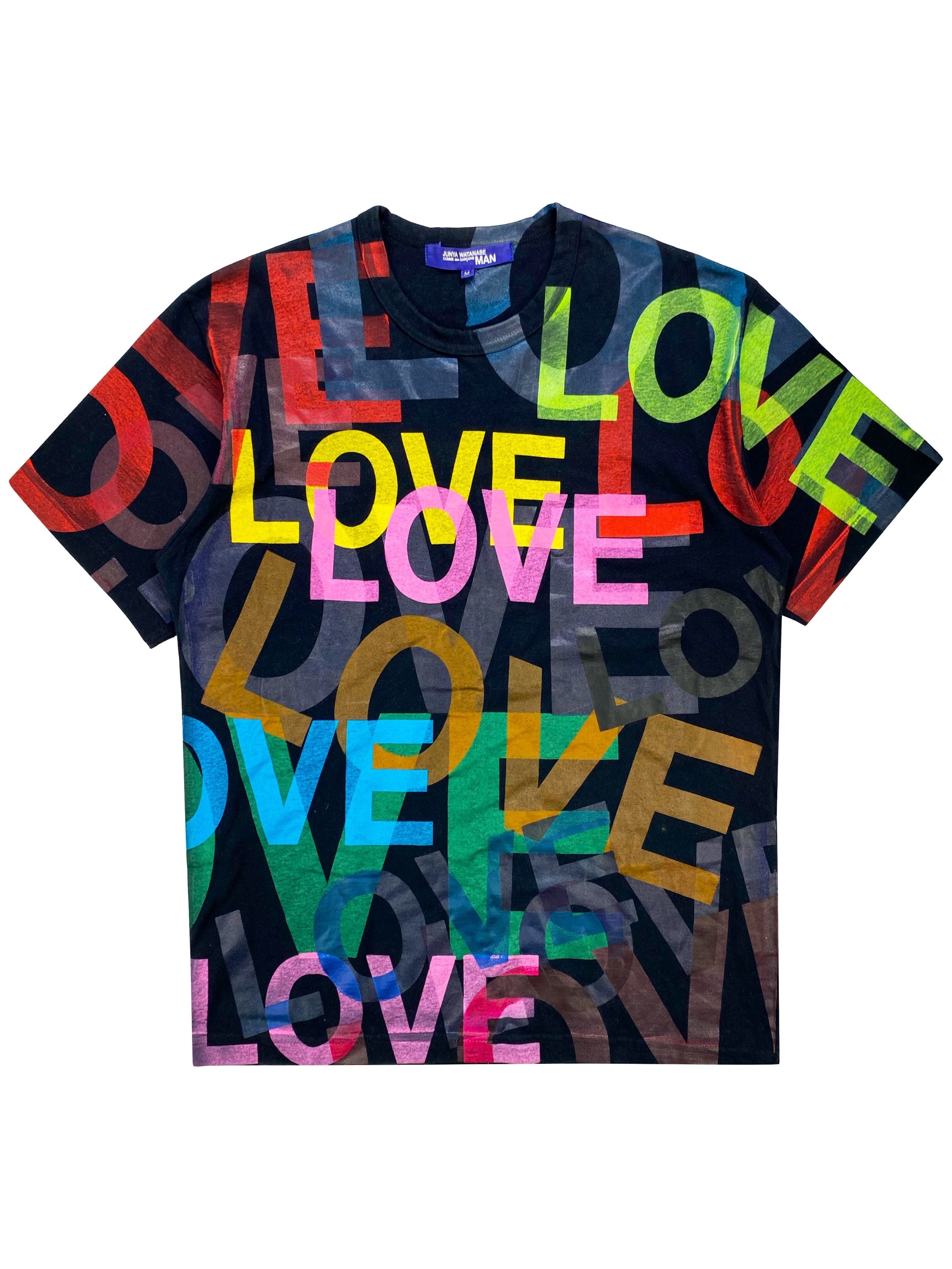 SS02 Junya Watanabe “Love” Rainbow Poem T-Shirt