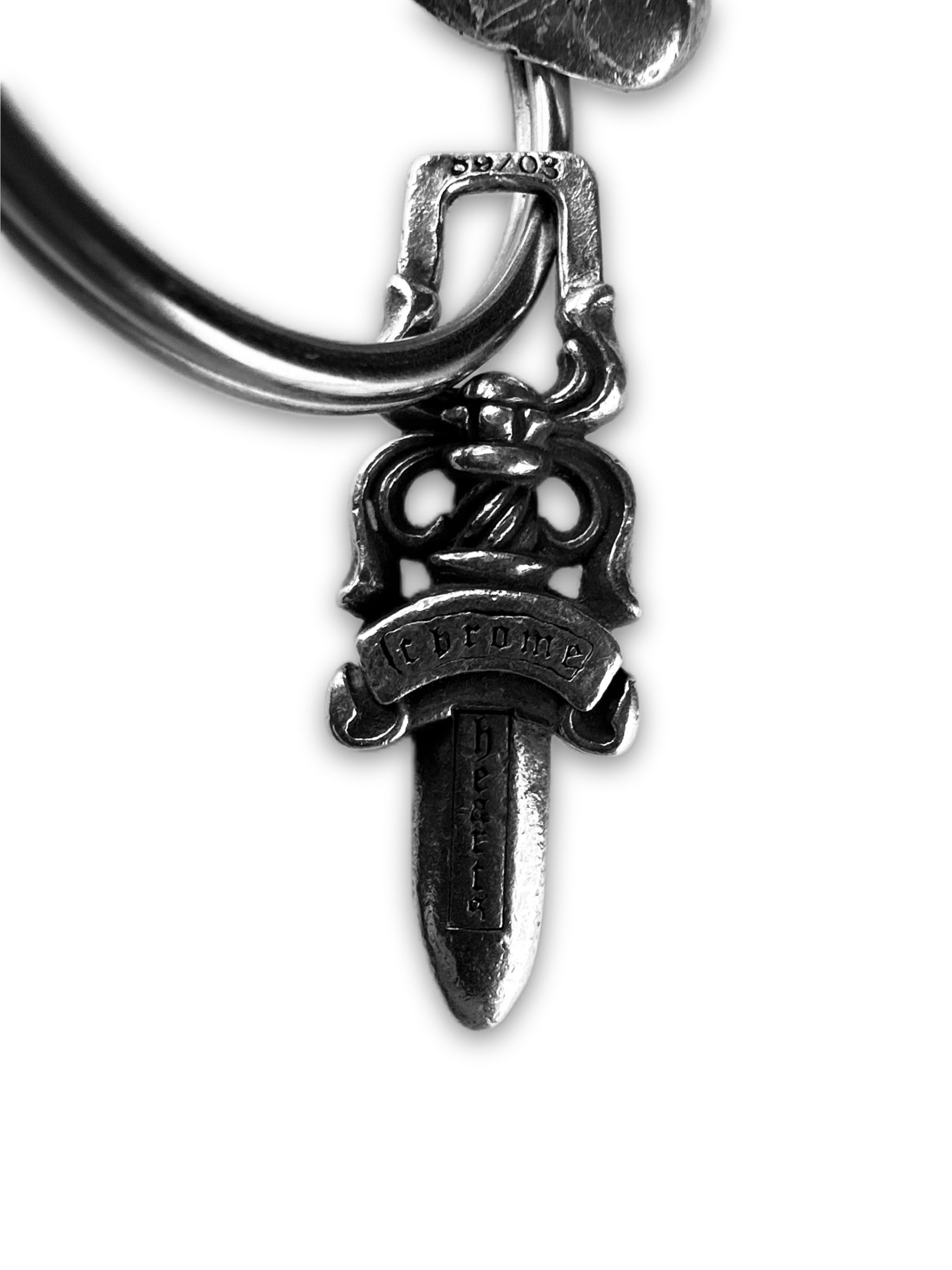 Chrome Hearts Extra Fancy Cuban Dagger Pendant Lobster Keychain