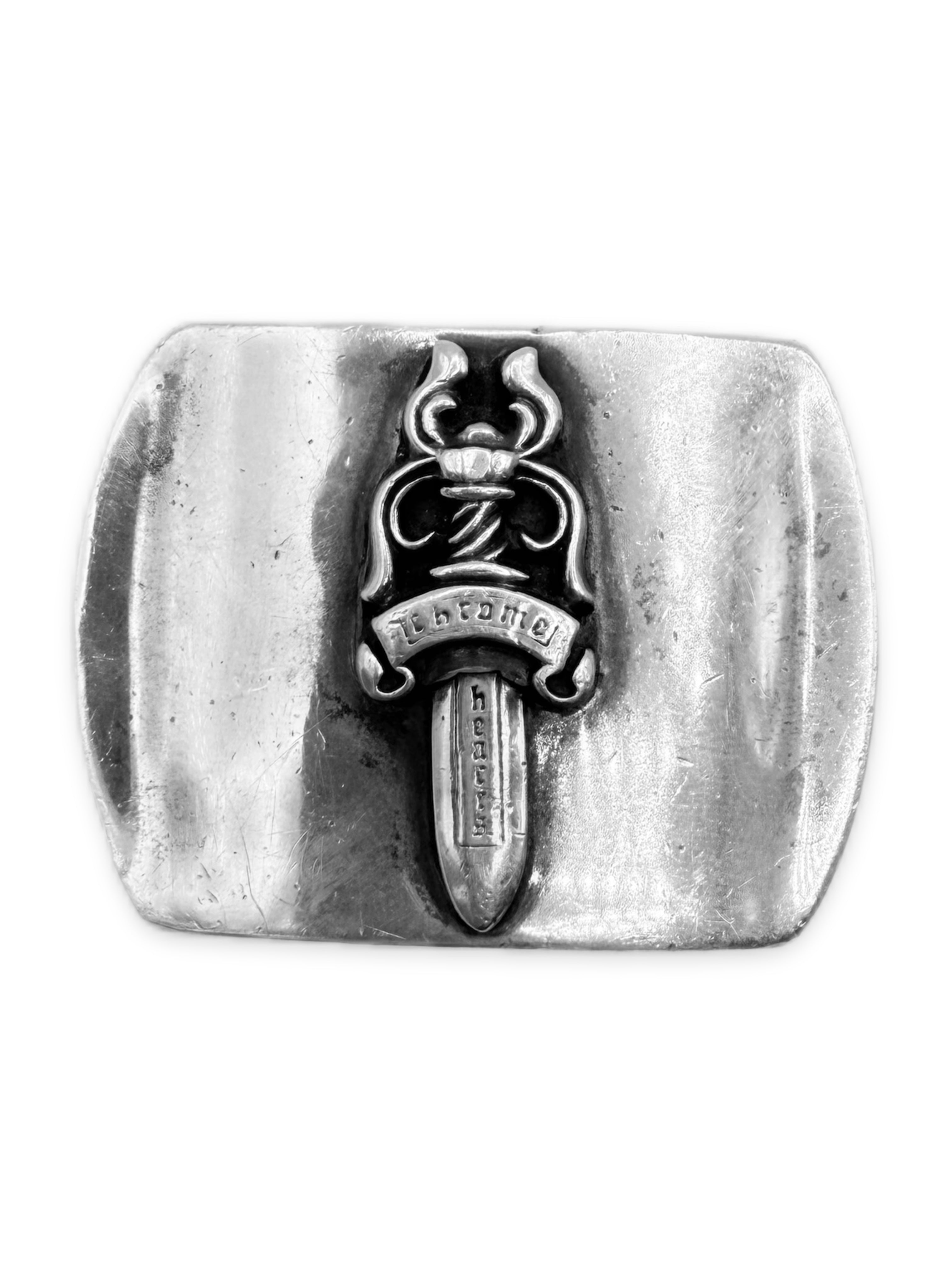 Chrome Hearts .925 Silver ‘Dagger’ Belt Buckle