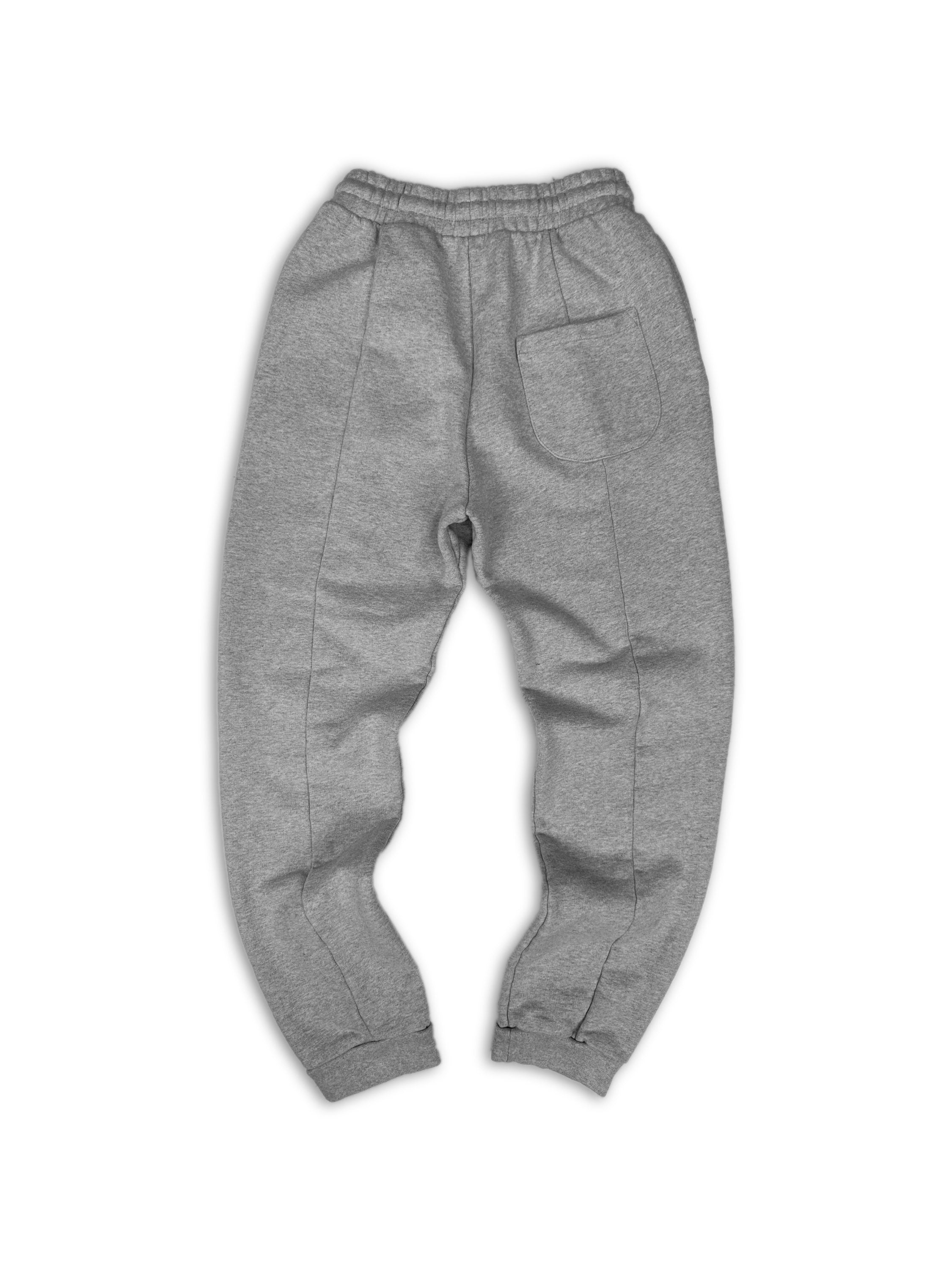 AW17 Vetements ‘Stencil Logo’ Heather Grey Elasticated Sweat Pants