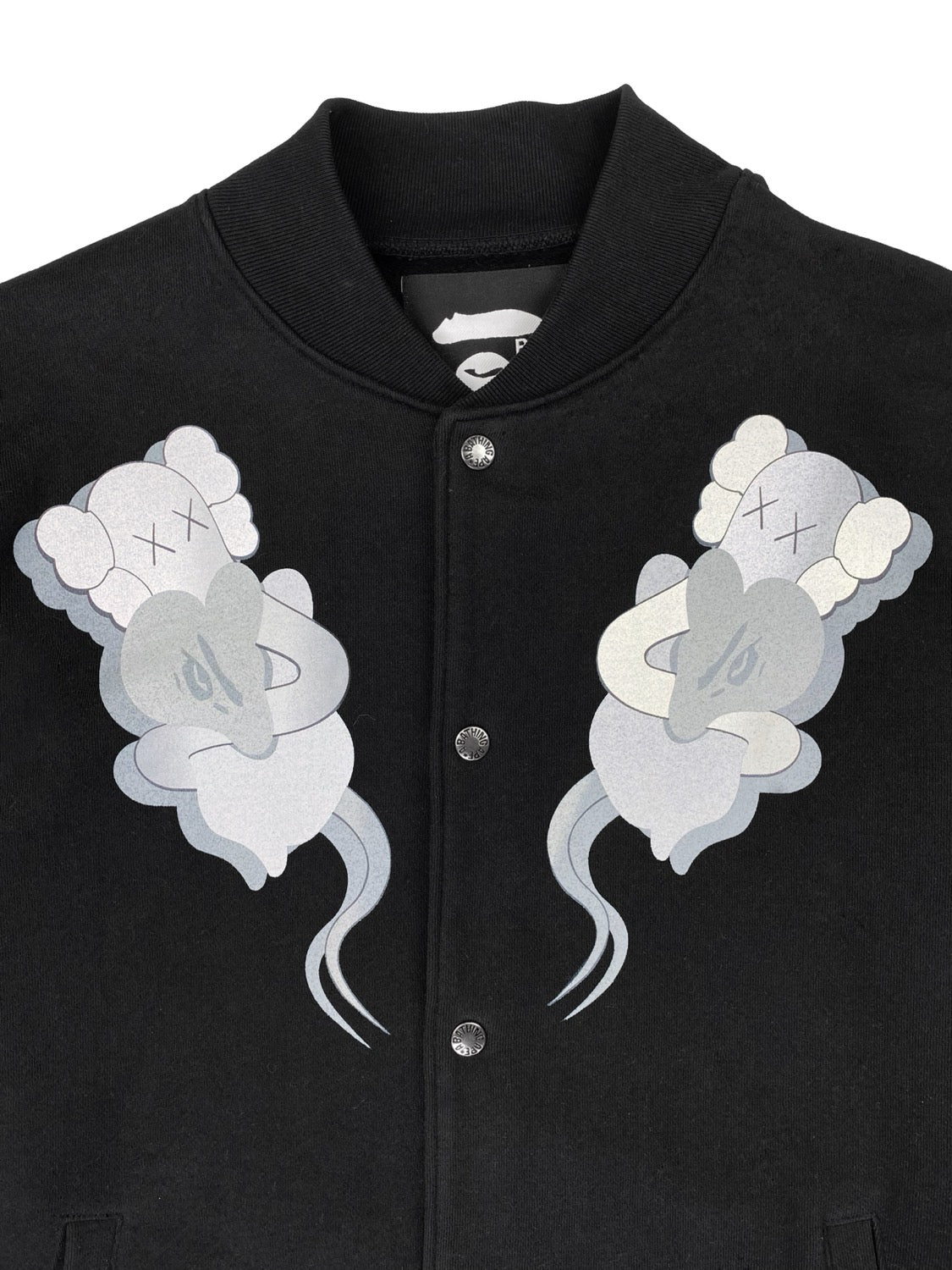 2007 A Bathing Ape x Kaws Companion Twin Logo Varsity Jacket
