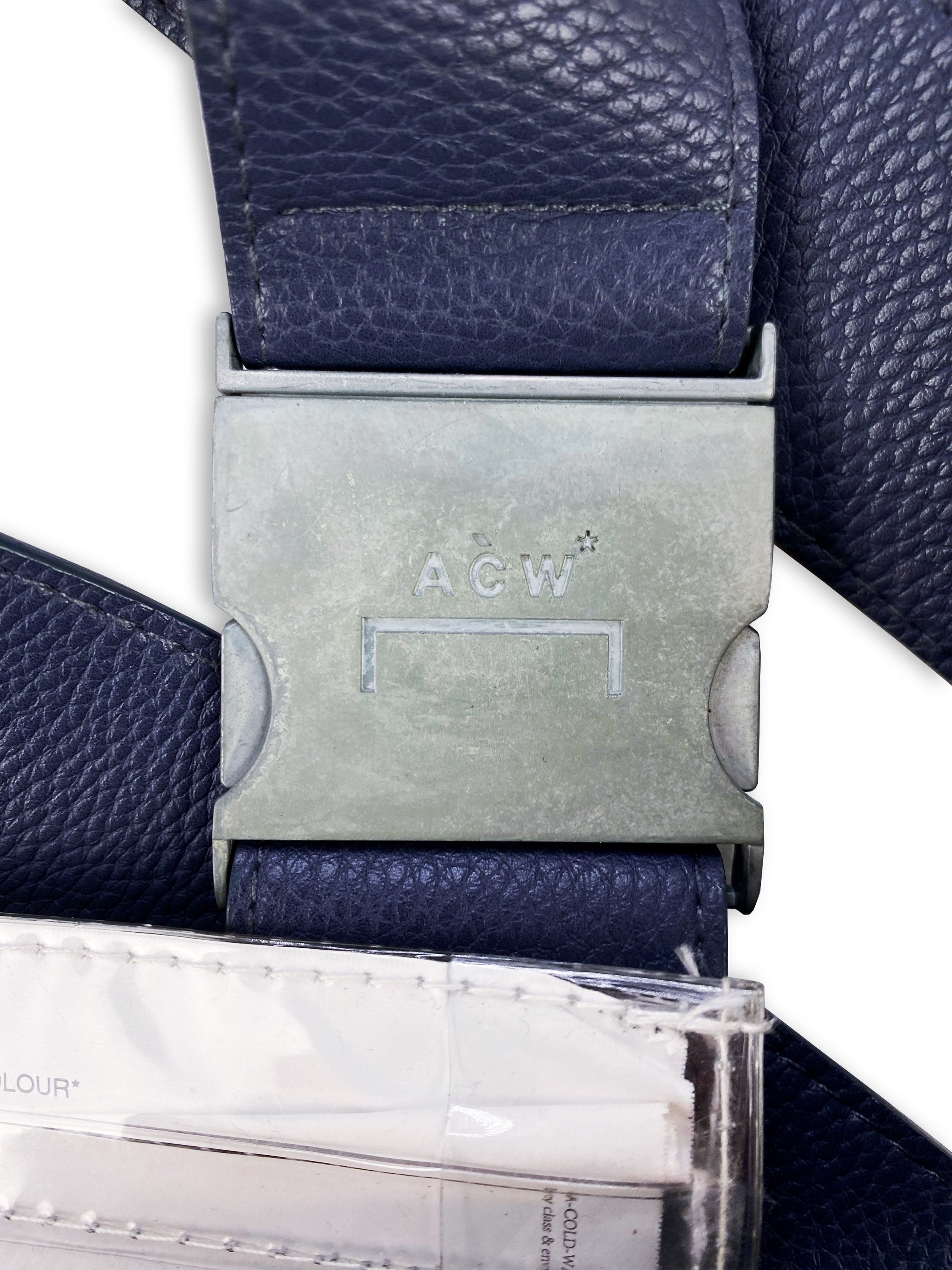 A Cold Wall PVC Leather Transparent Sling Holster Bag