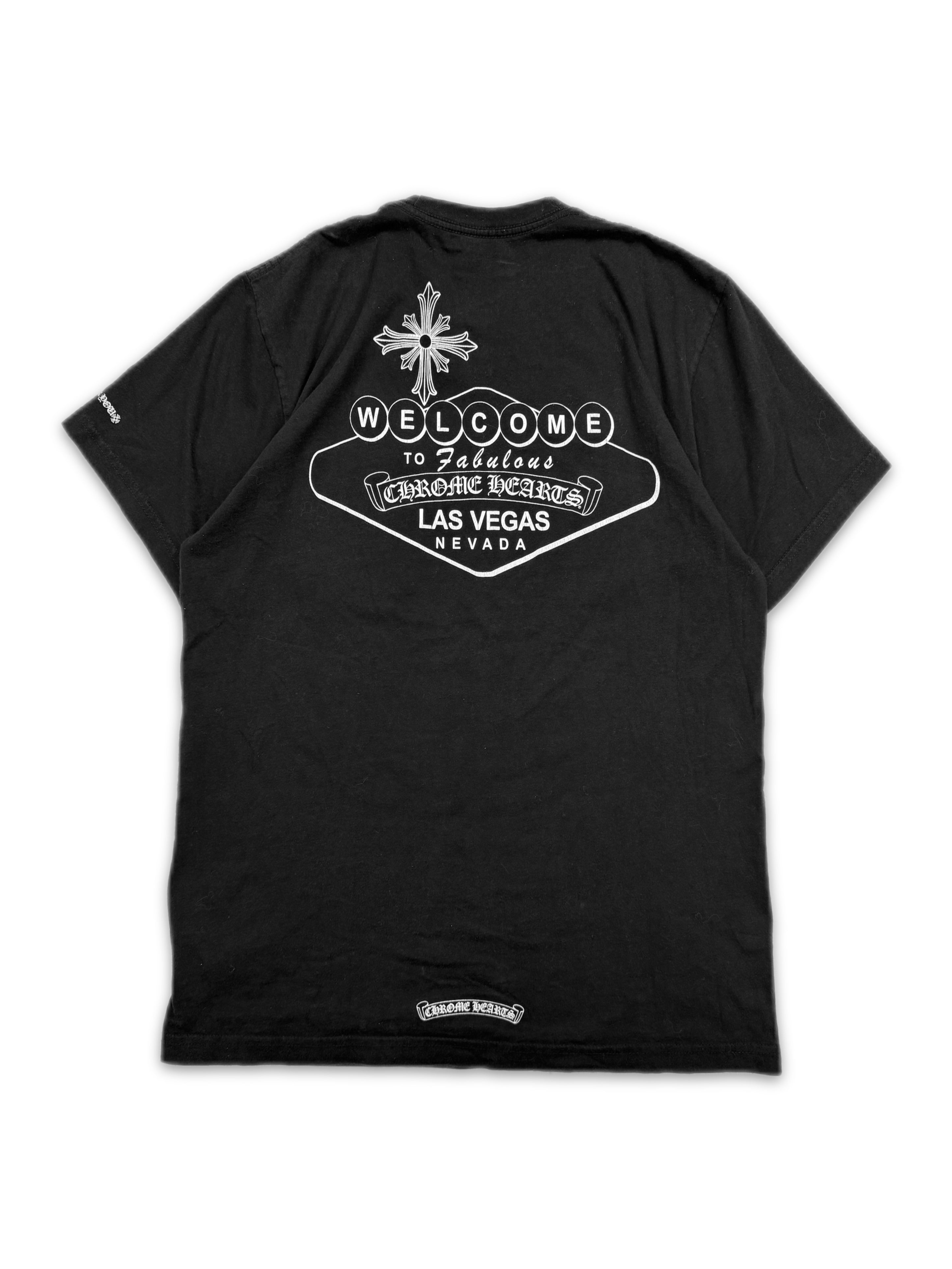 Chrome Hearts Las Vegas Exclusive Black Graphic T-Shirt