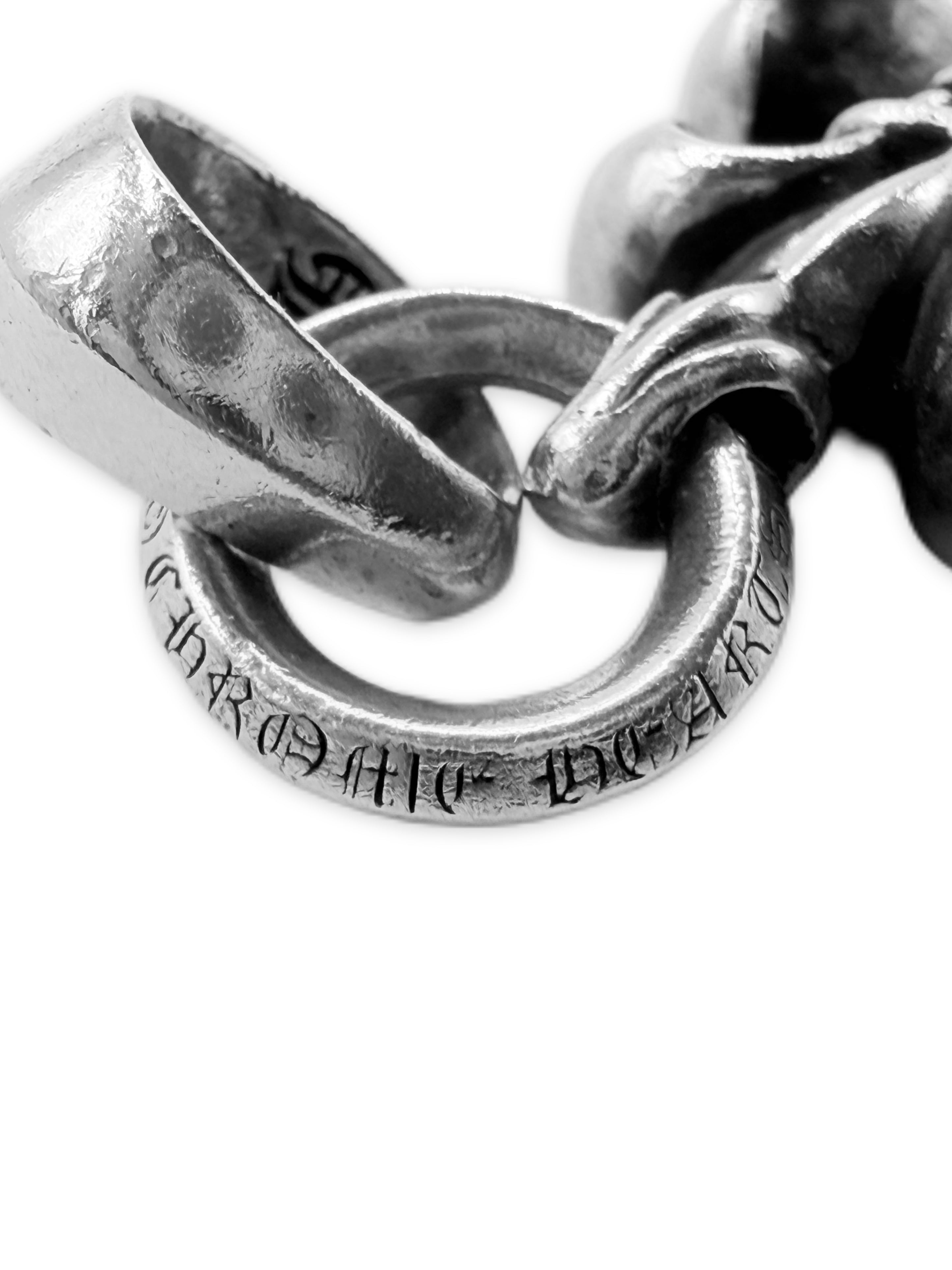 Chrome Hearts Fleur de Lis .925 Silver Double Bail Pendant