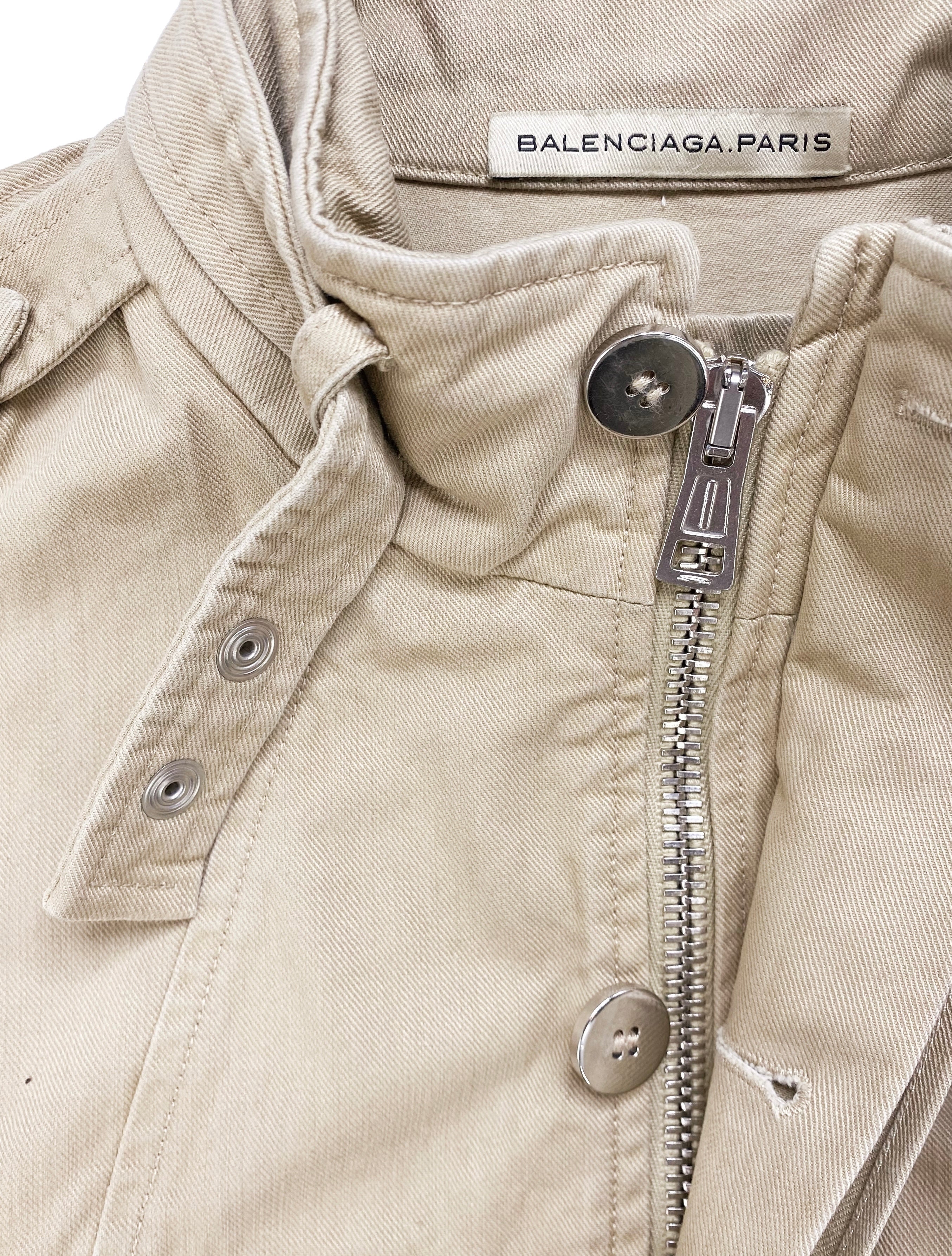 SS06 Balenciaga by Nicolas Ghesquiere Safari Multi Pocket Belted Cargo Jacket