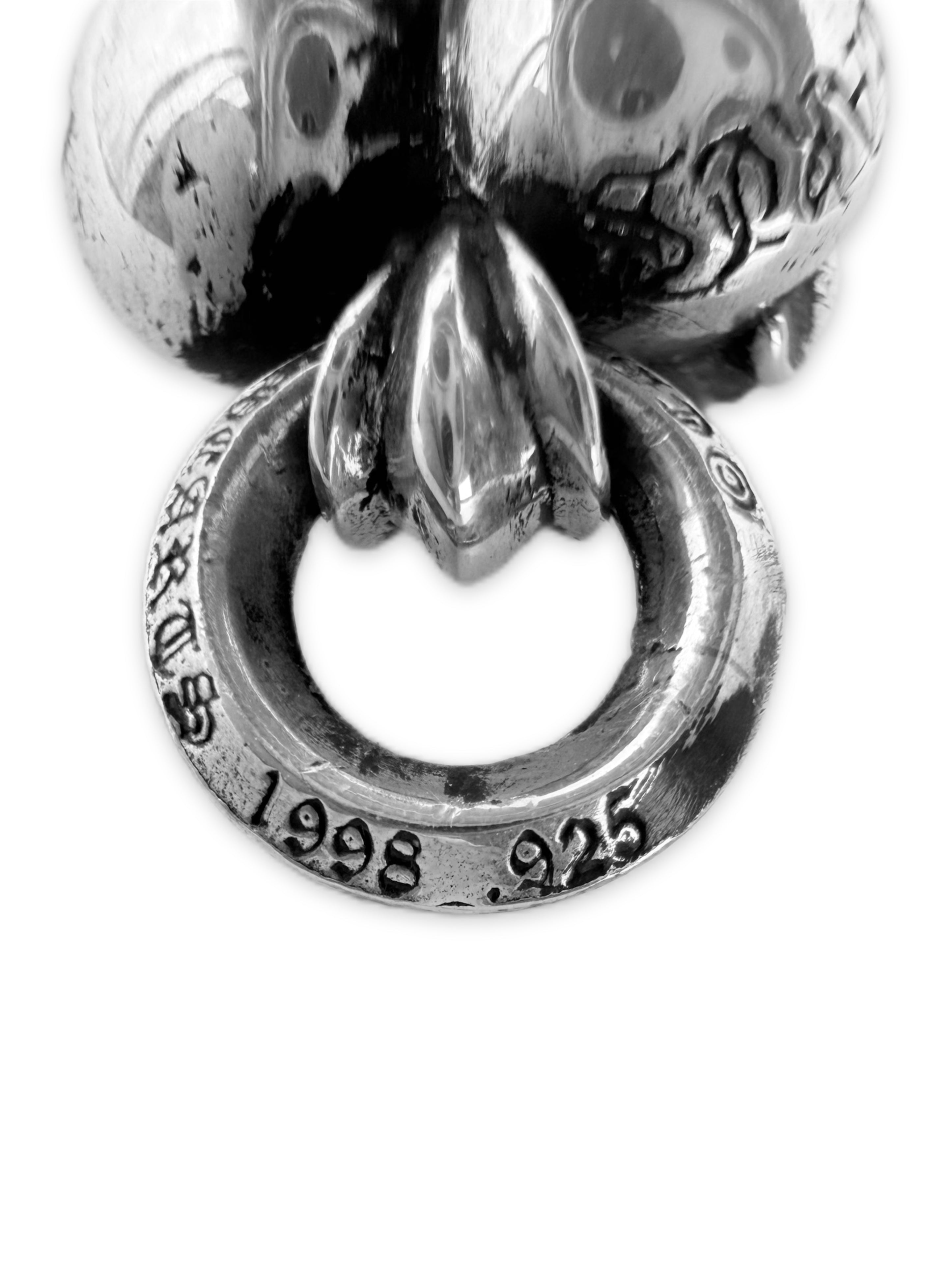 Chrome Hearts Crying Heart .925 Silver Pendant