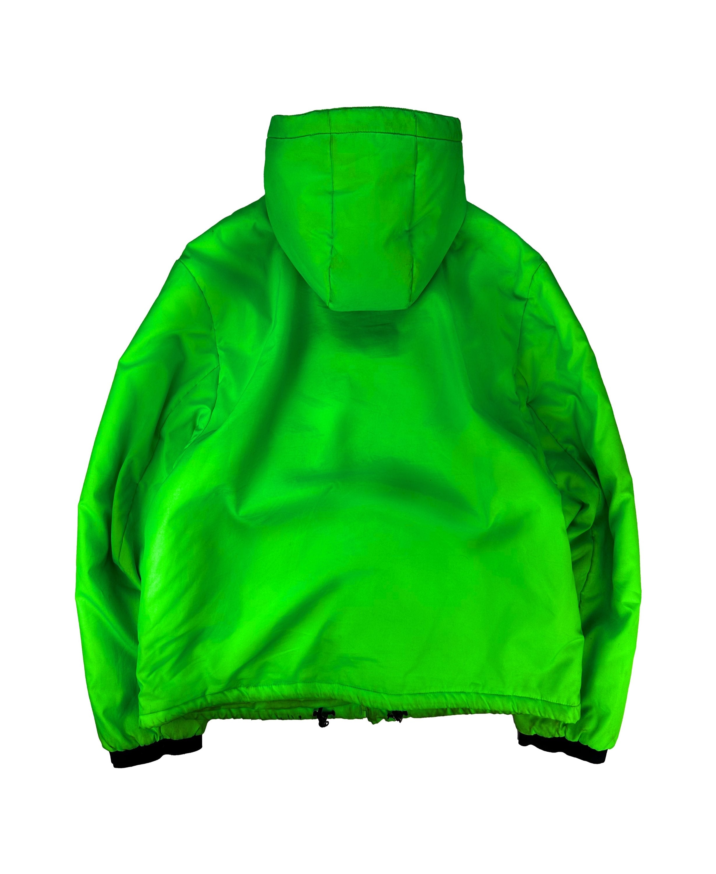AW18 Prada ‘Pistachio’ Linea Rossa Neon Green Puffer Jacket