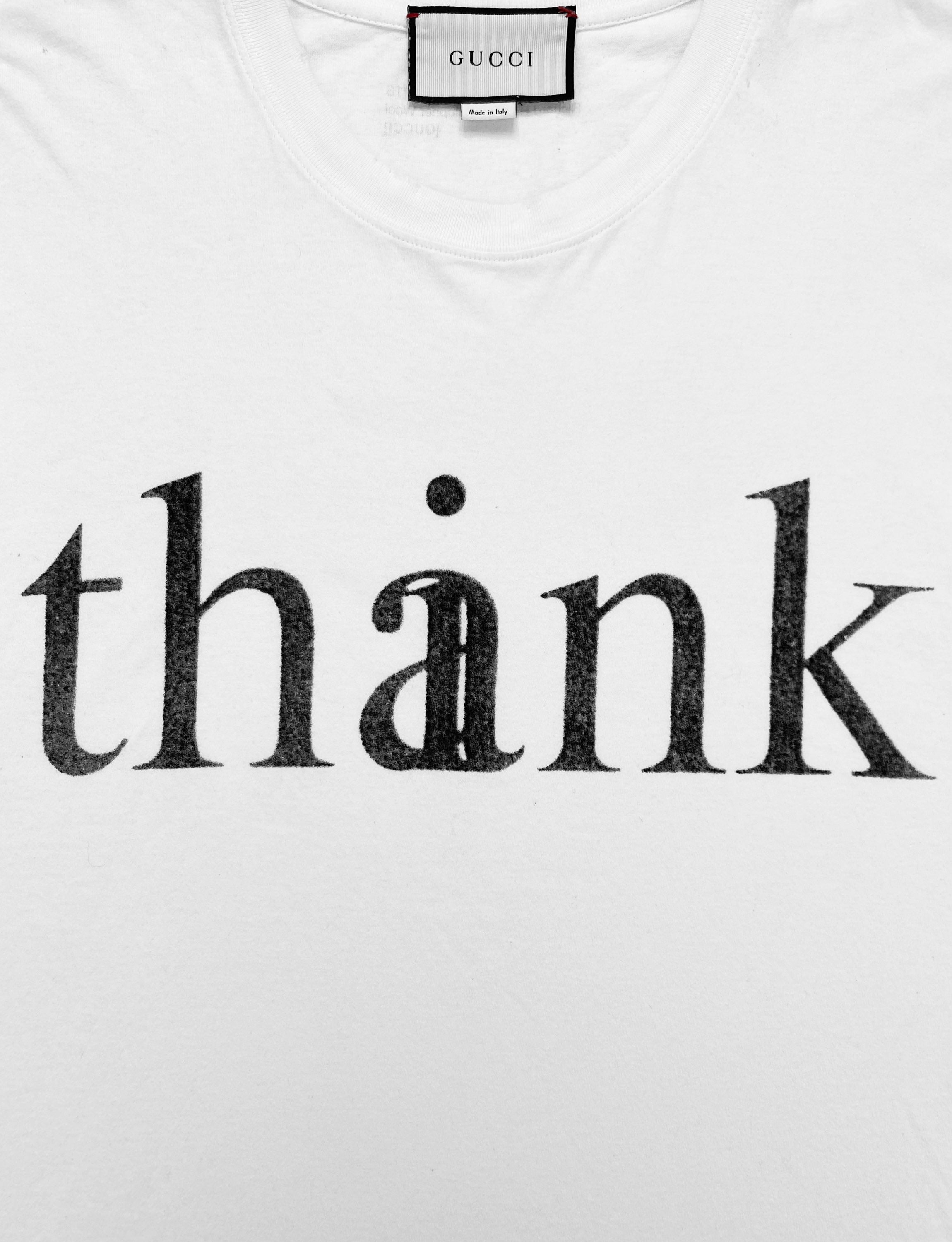 AW21 Gucci x Richard Hell ‘Think Thank’ Graphic T-Shirt