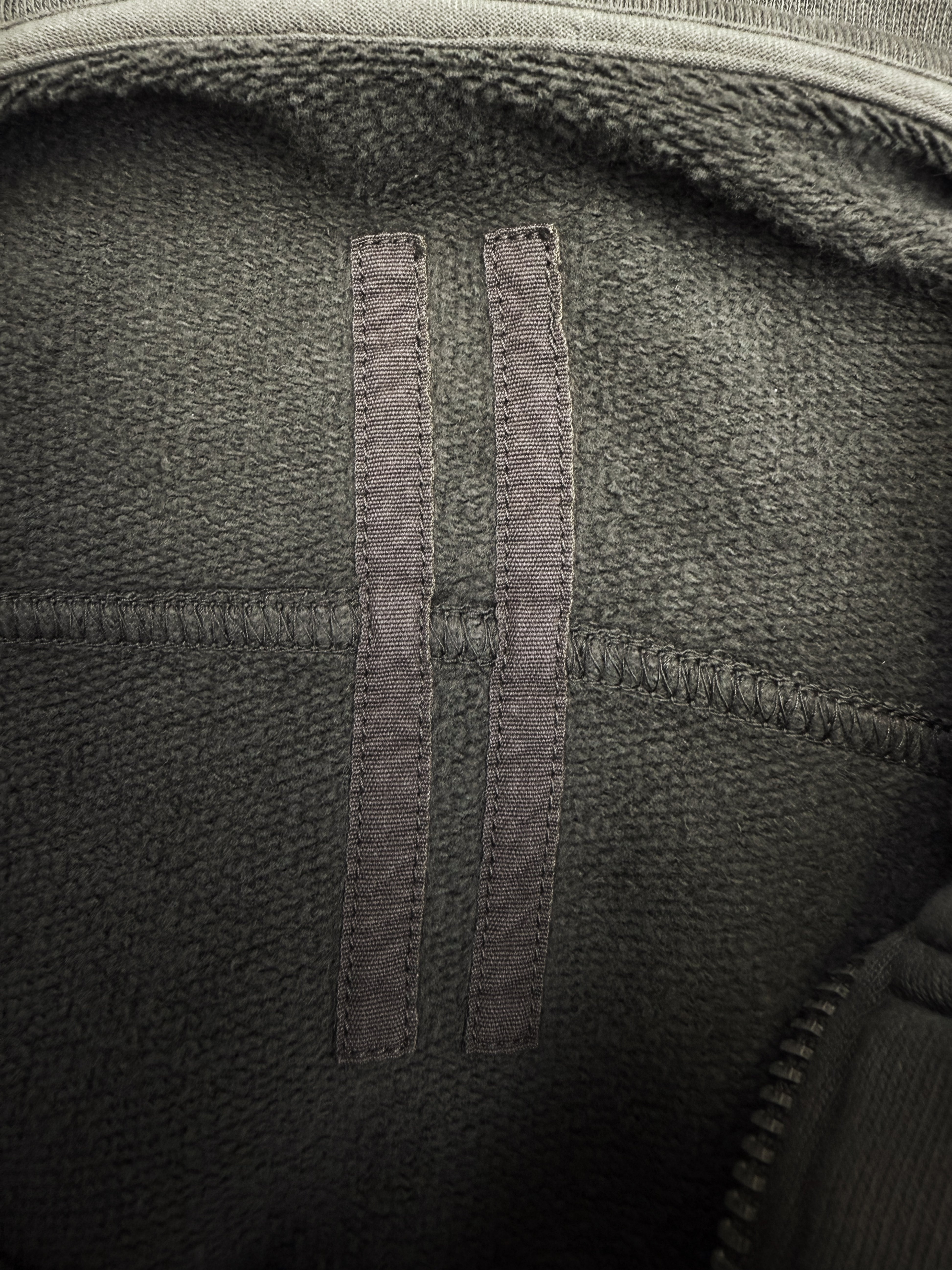 AW15 Rick Owens Asymmetric ‘Bauhaus’ Zip Sweater