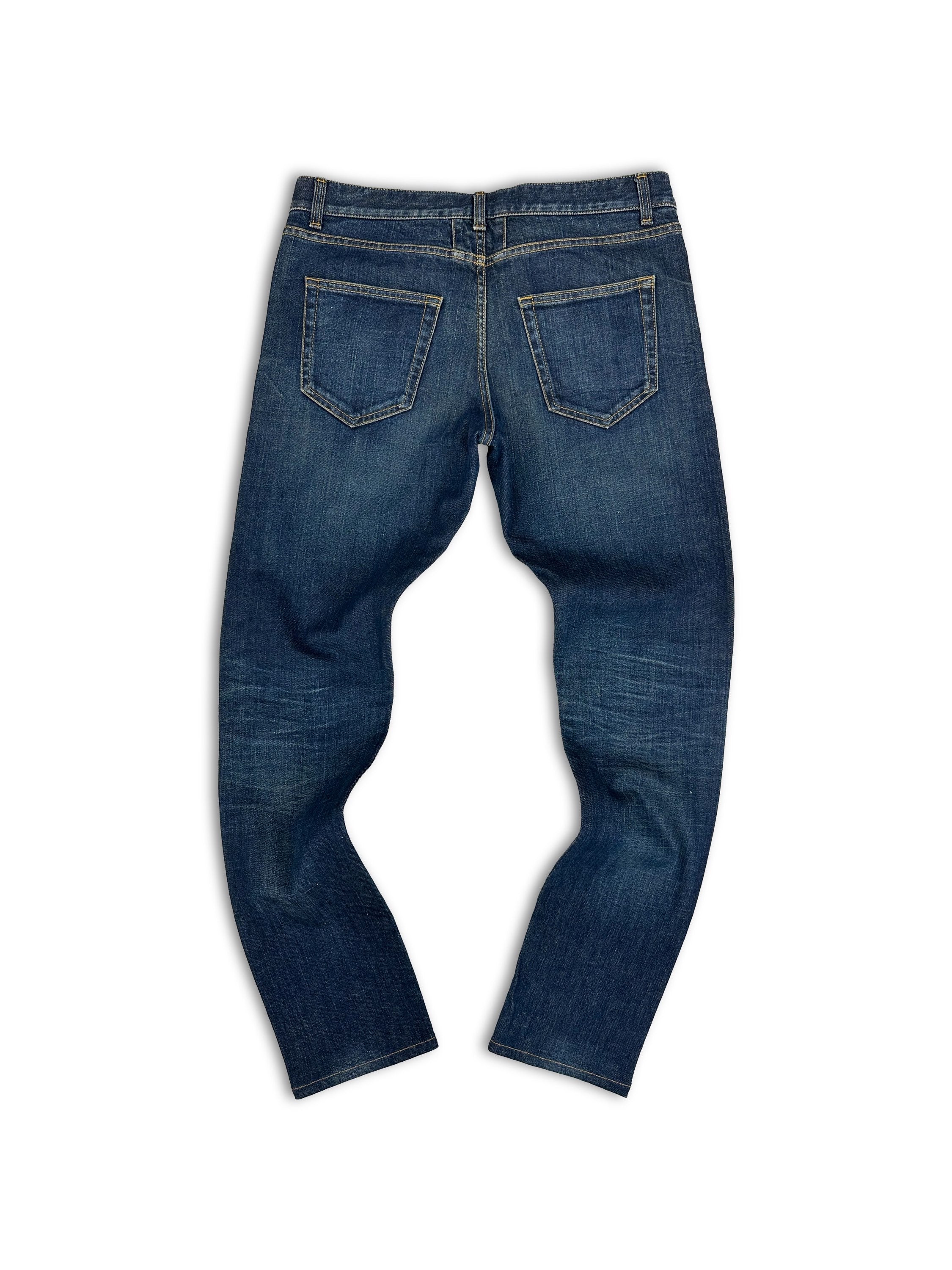 Saint Laurent Paris D02 Dark Wash 5 Pocket Denim
