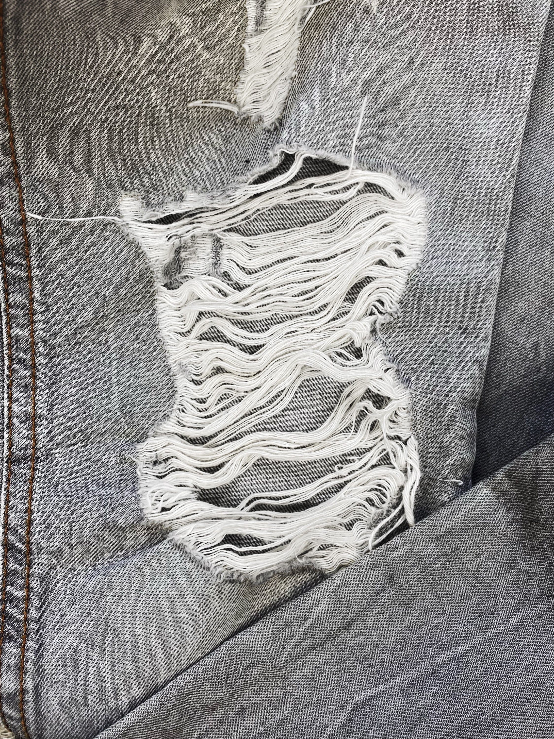 00s Dolce & Gabbana Stone Wash Distressed Denim Jeans