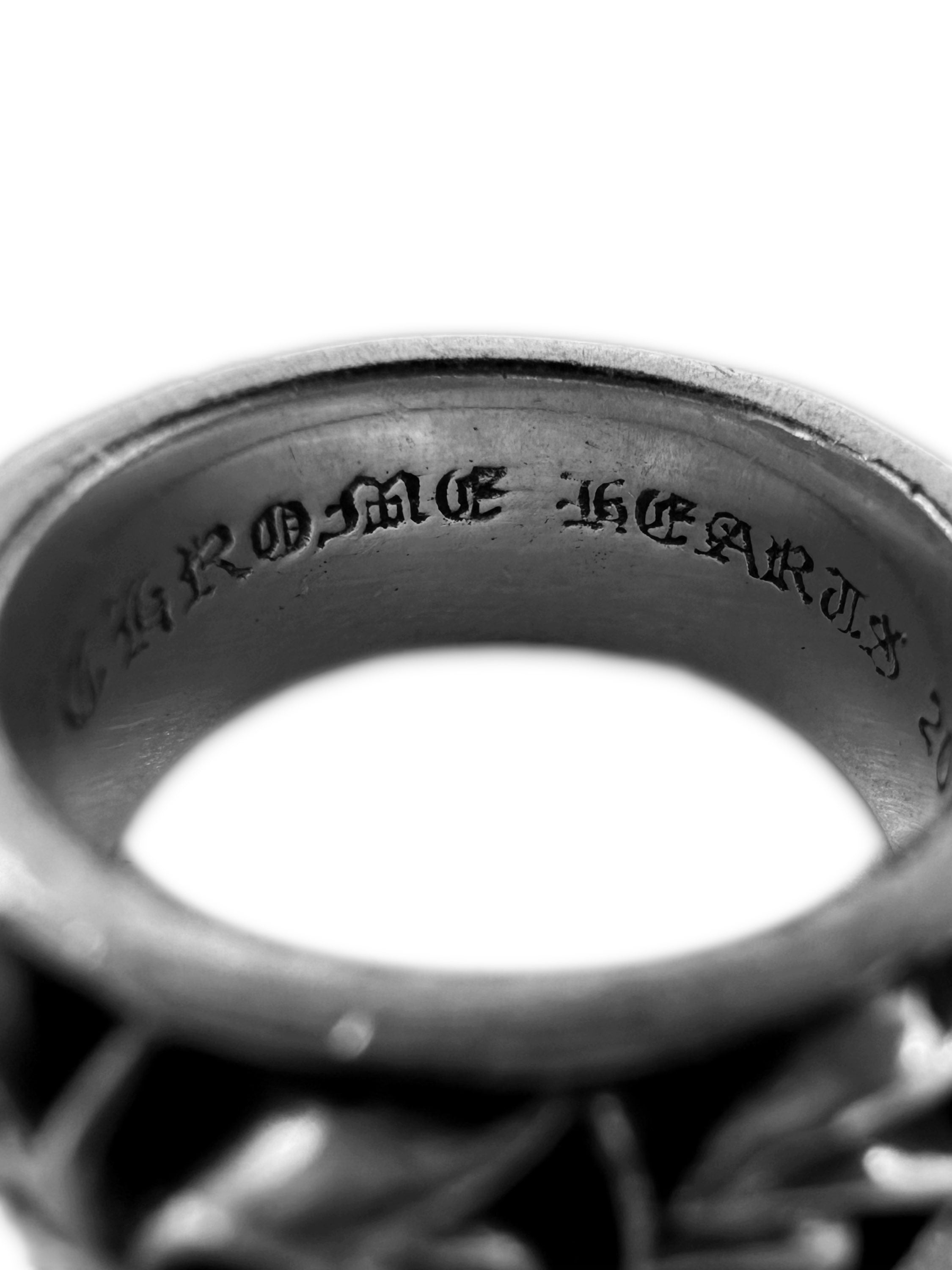 Chrome Hearts ‘Eternity Vine’ .925 Silver Etched Ring