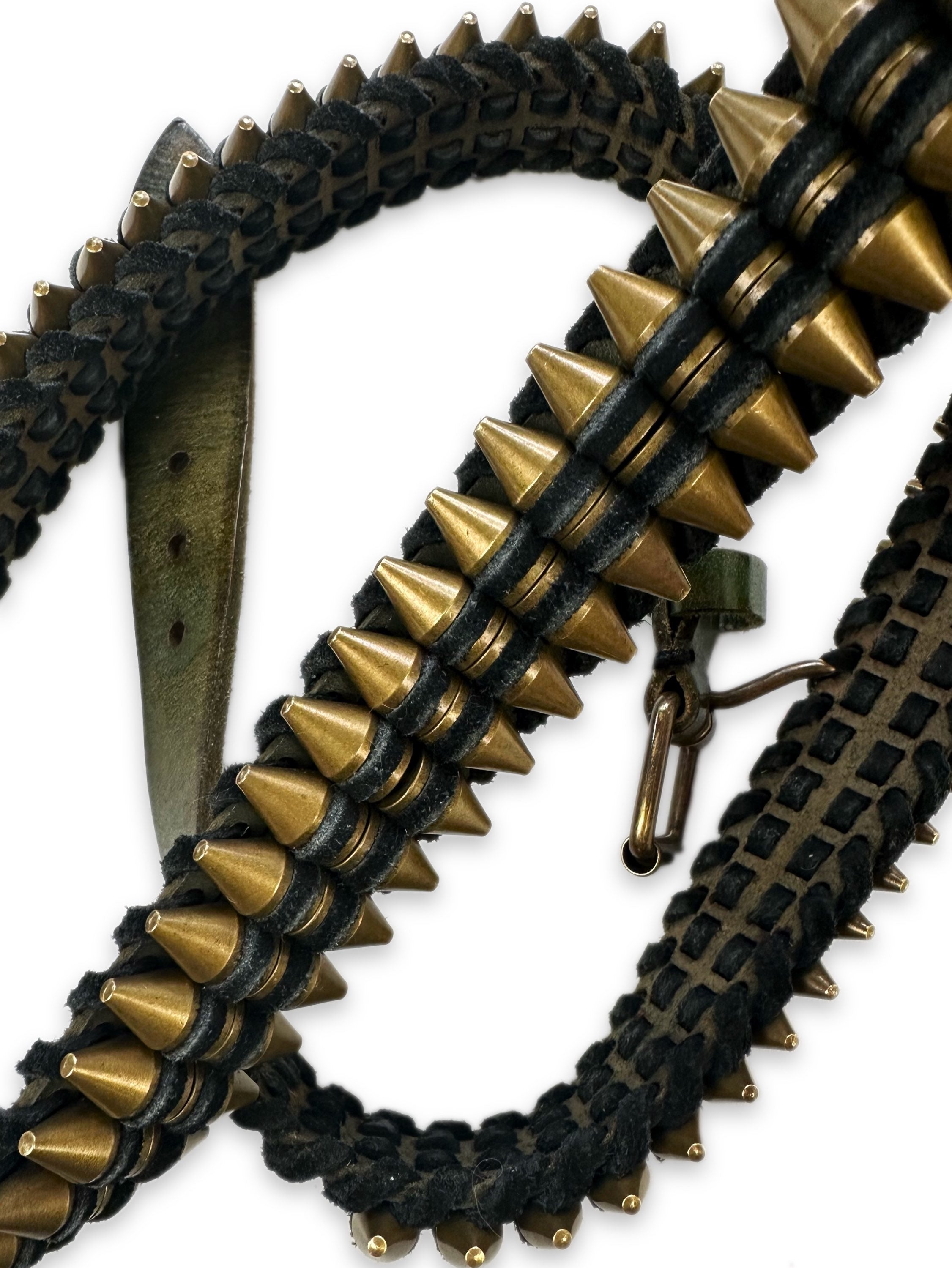 AW10 Balmain by Christophe Decarnin Leather ‘Bullet’ Belt