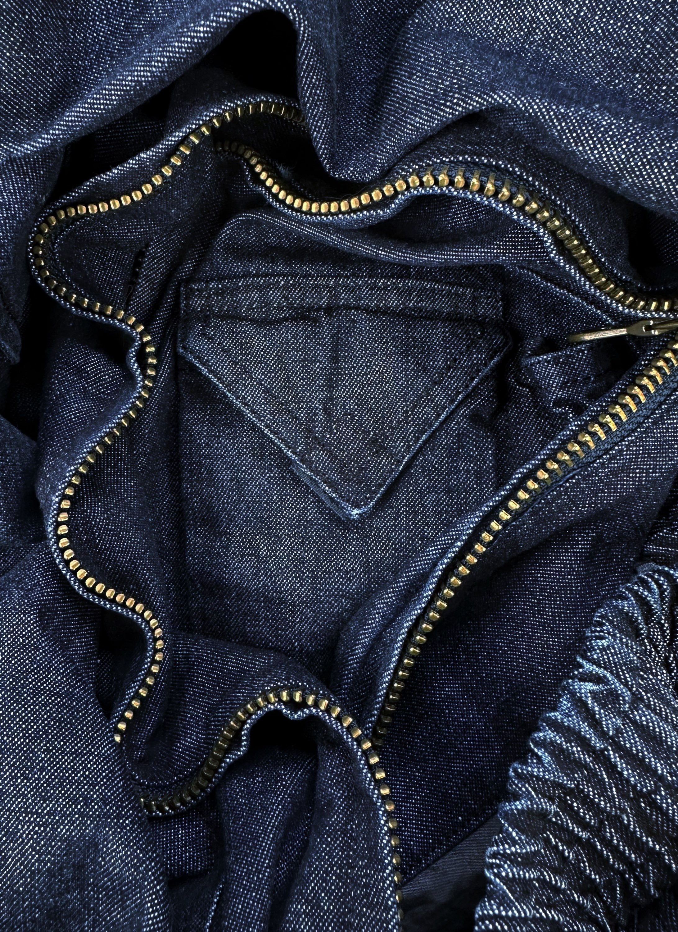 AW86 Katharine Hamnett ‘Diamond’ Pocket Re-edition Denim Cargo Jacket