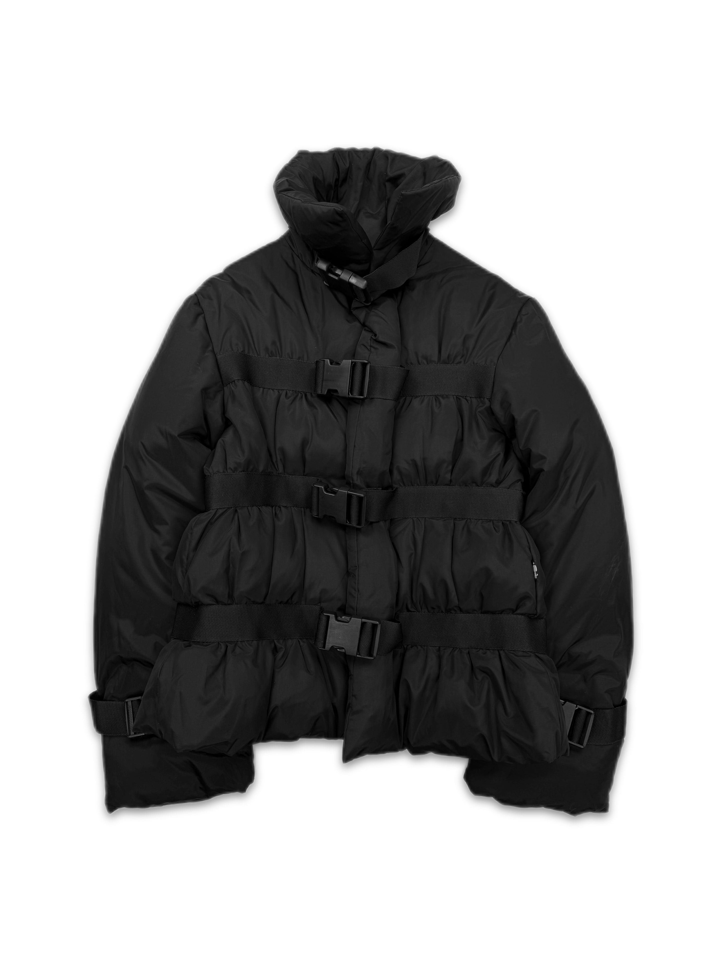 AW03 Jean Paul Gaultier ‘Bondage’ Belted Puffer Jacket