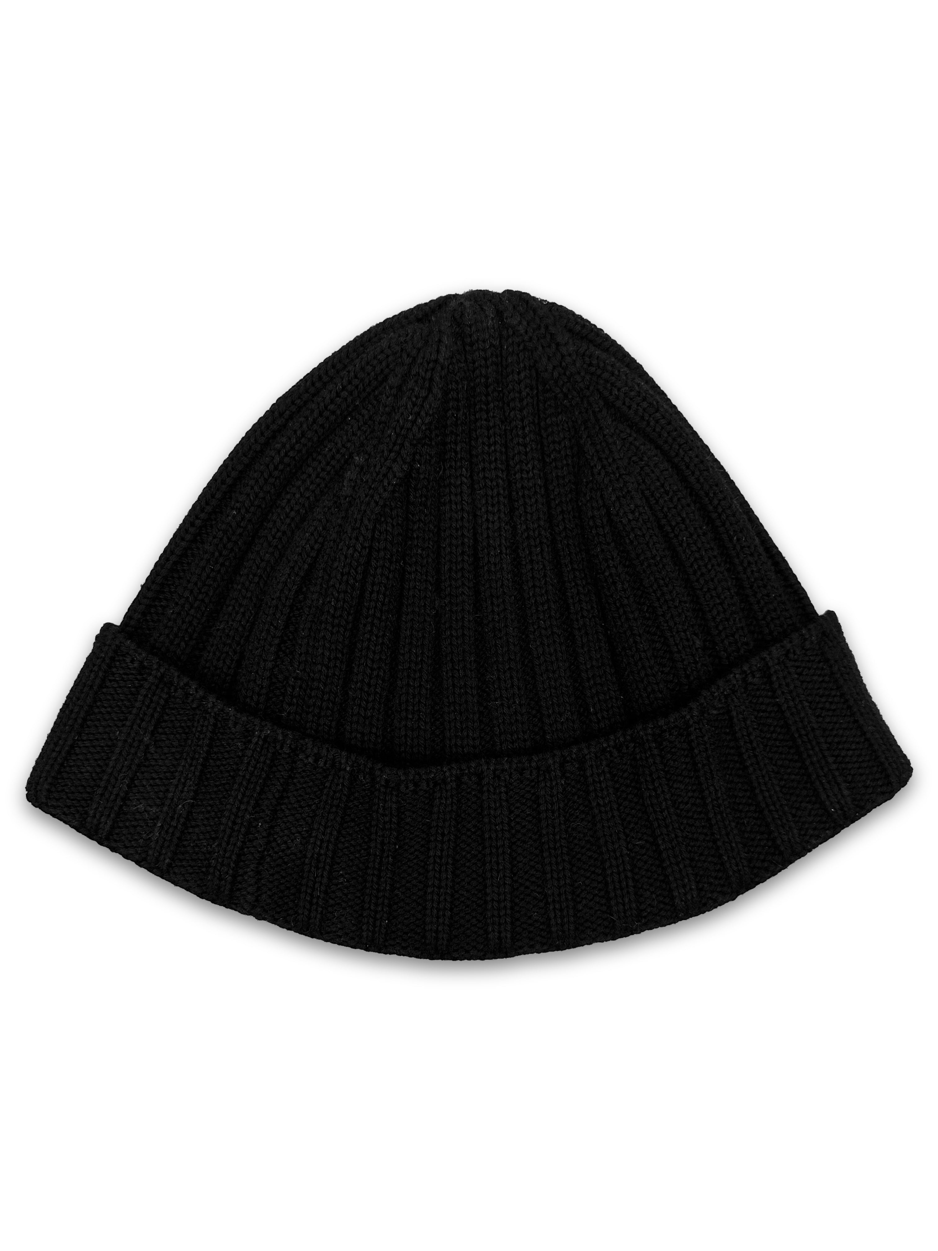 C.P. Company Black Knitted ‘Goggle’ Beanie