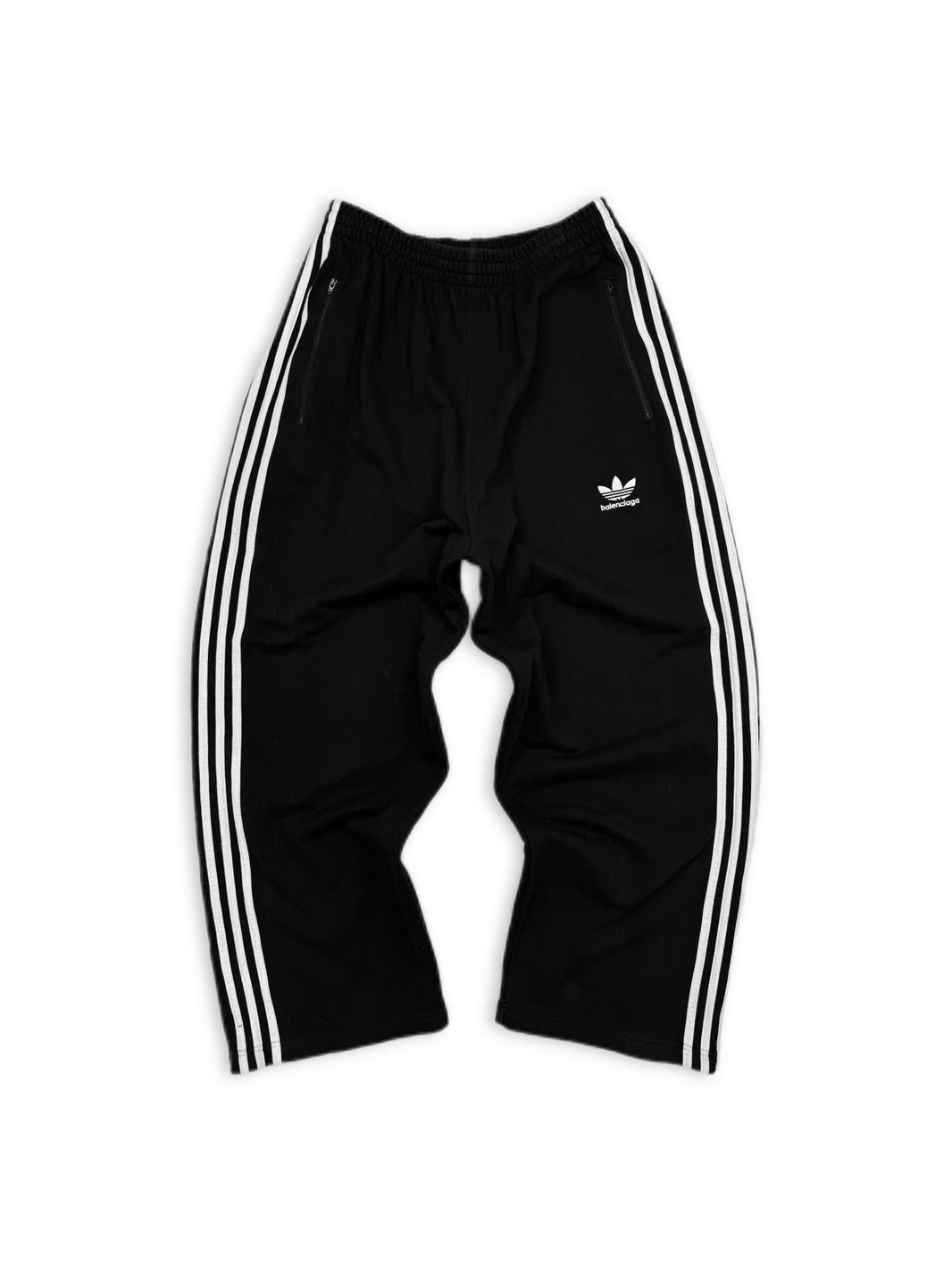 SS23 Balenciaga x Adidas ‘Three Stripe’ Wide Leg Sweat Pants