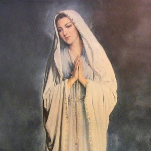 FW22 Kapital ‘Virgin Mary’ Damask Full-zip Fleece Jacket