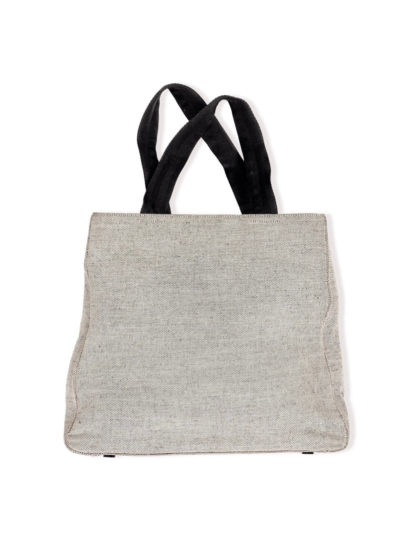 SS99 Prada Multi Pocket Canvas Top Handle Bag