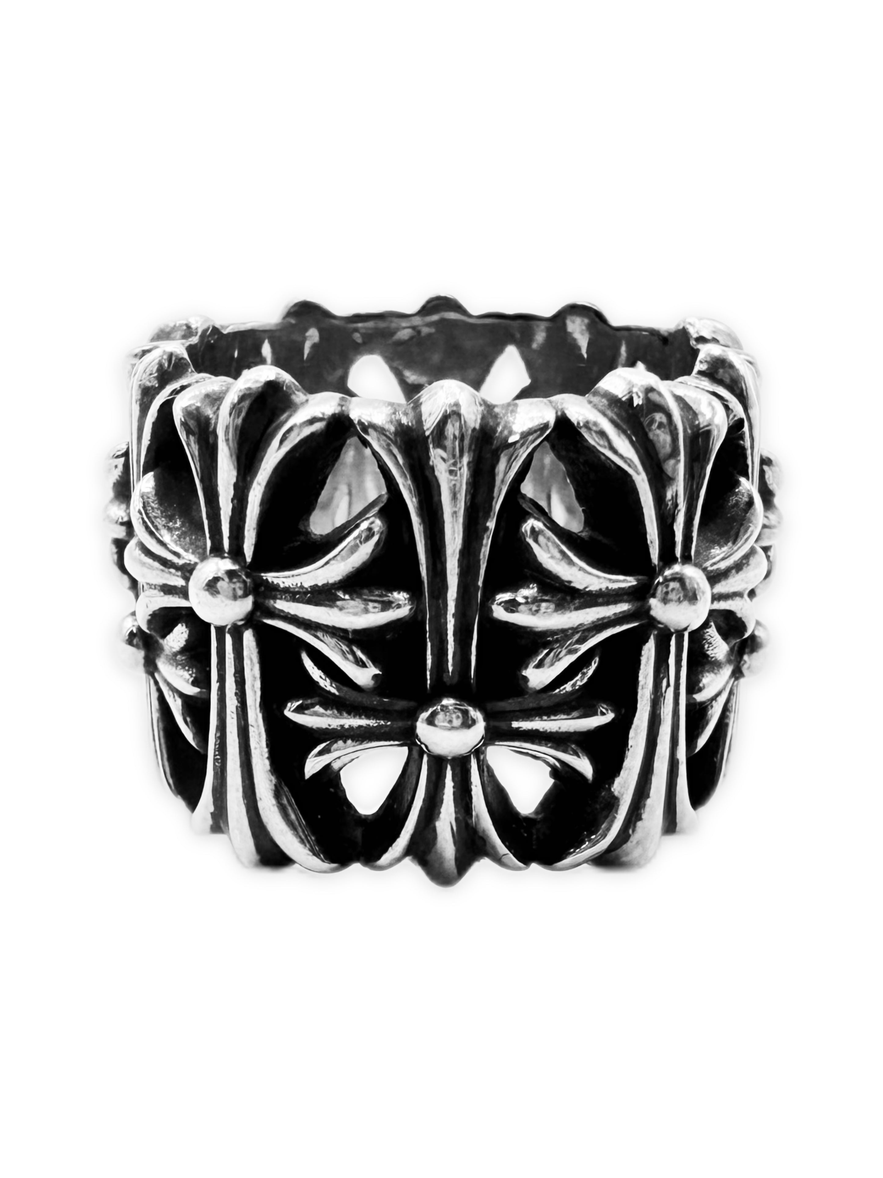 Chrome Hearts Cemetery Cross .925 Silver Ring