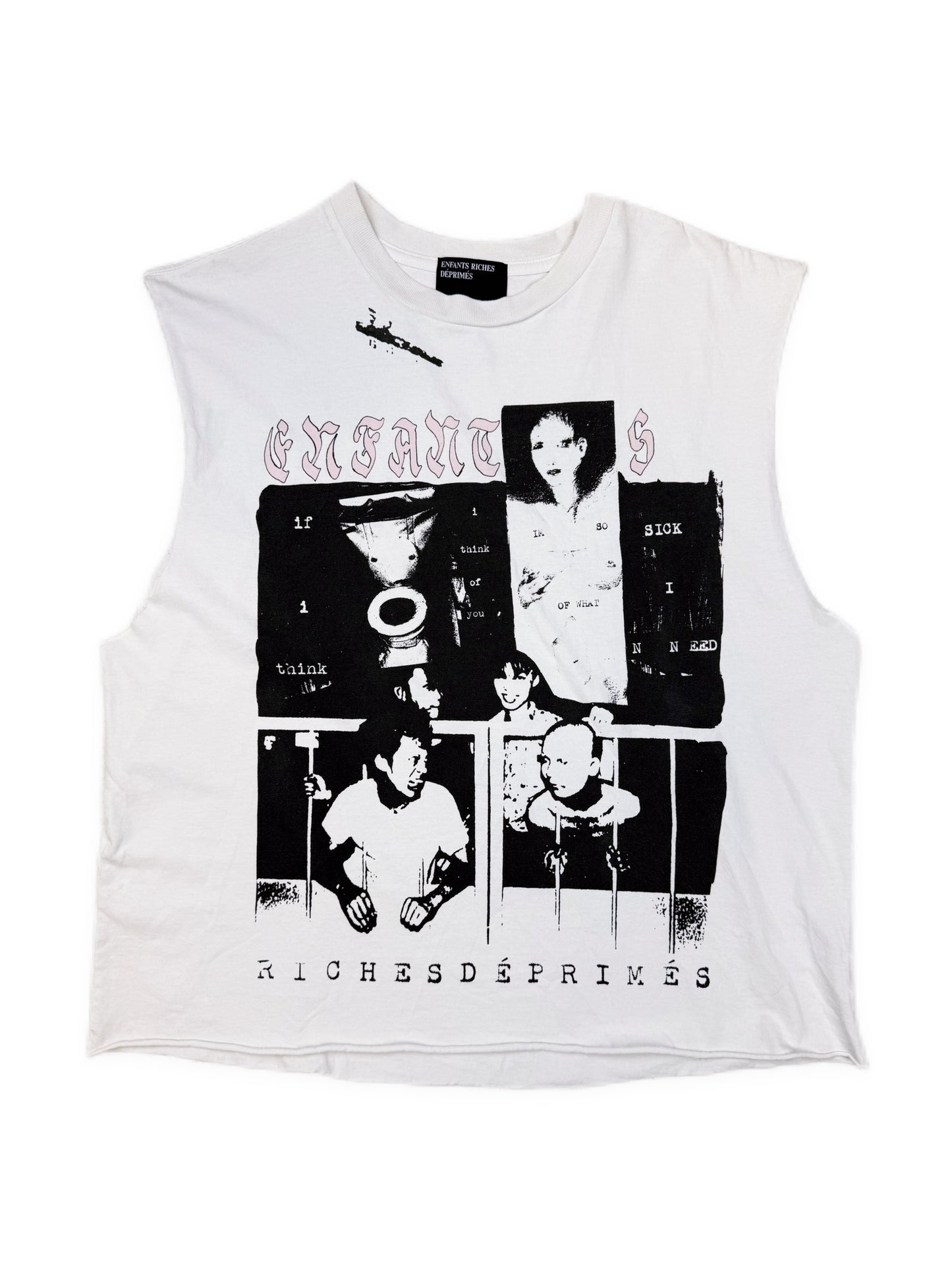 SS25 Enfants Riches Deprimes ‘Endless Blockade’ Sleeveless Tank Top