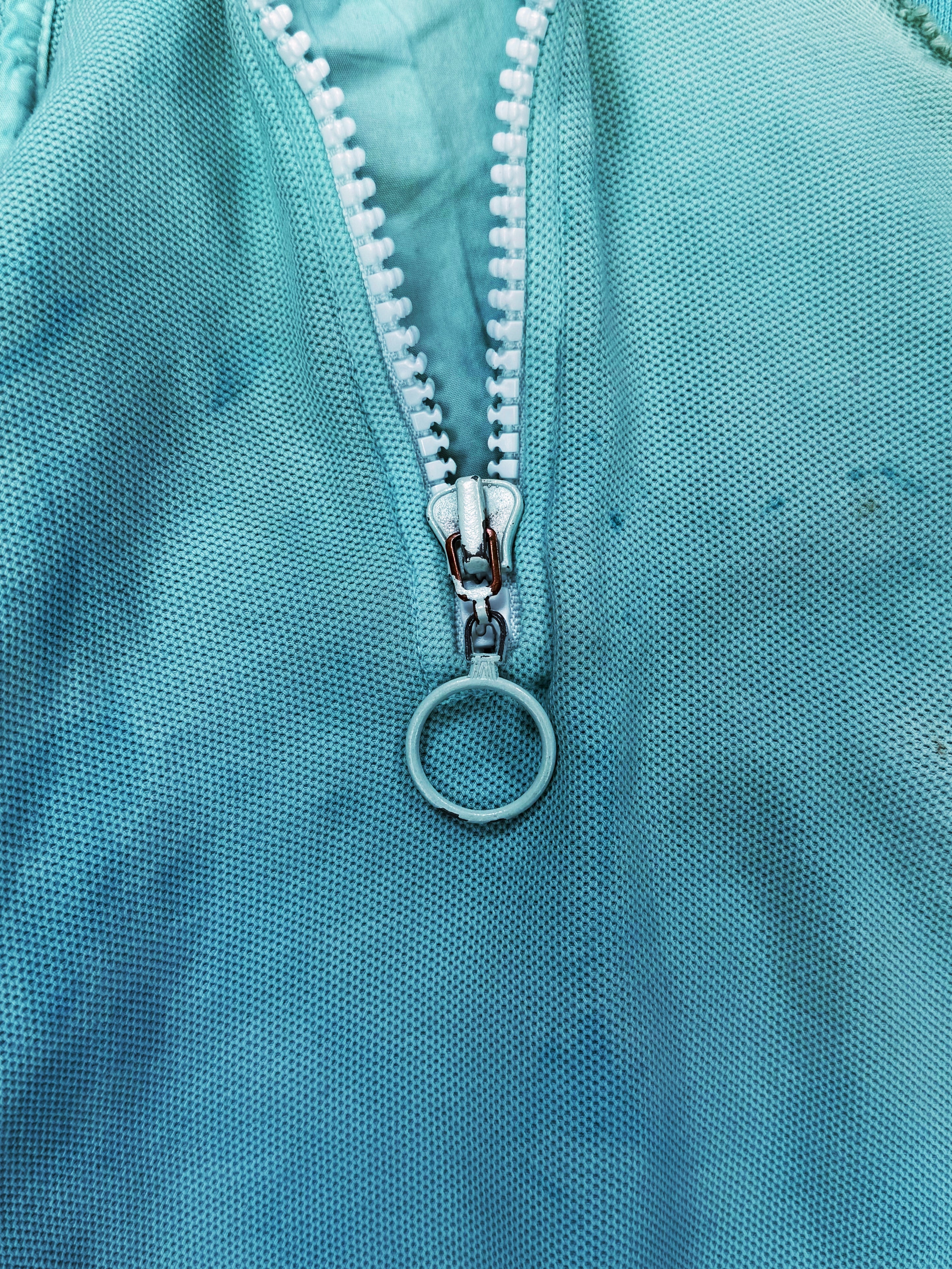 SS05 Raf Simons SAMPLE Tactical Multi-Zip Sea Foam Hoodie