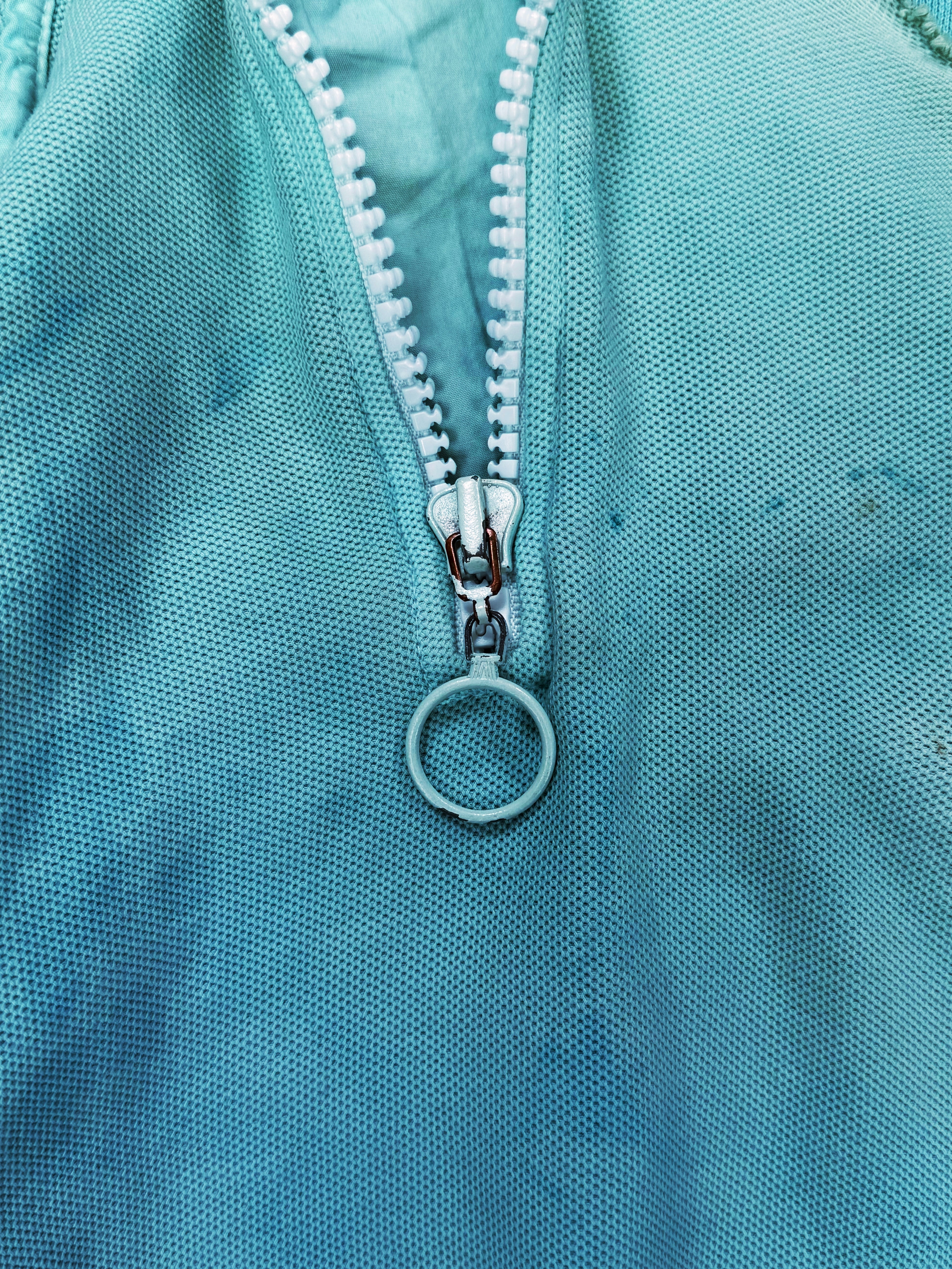SS05 Raf Simons SAMPLE Tactical Multi-Zip Sea Foam Hoodie