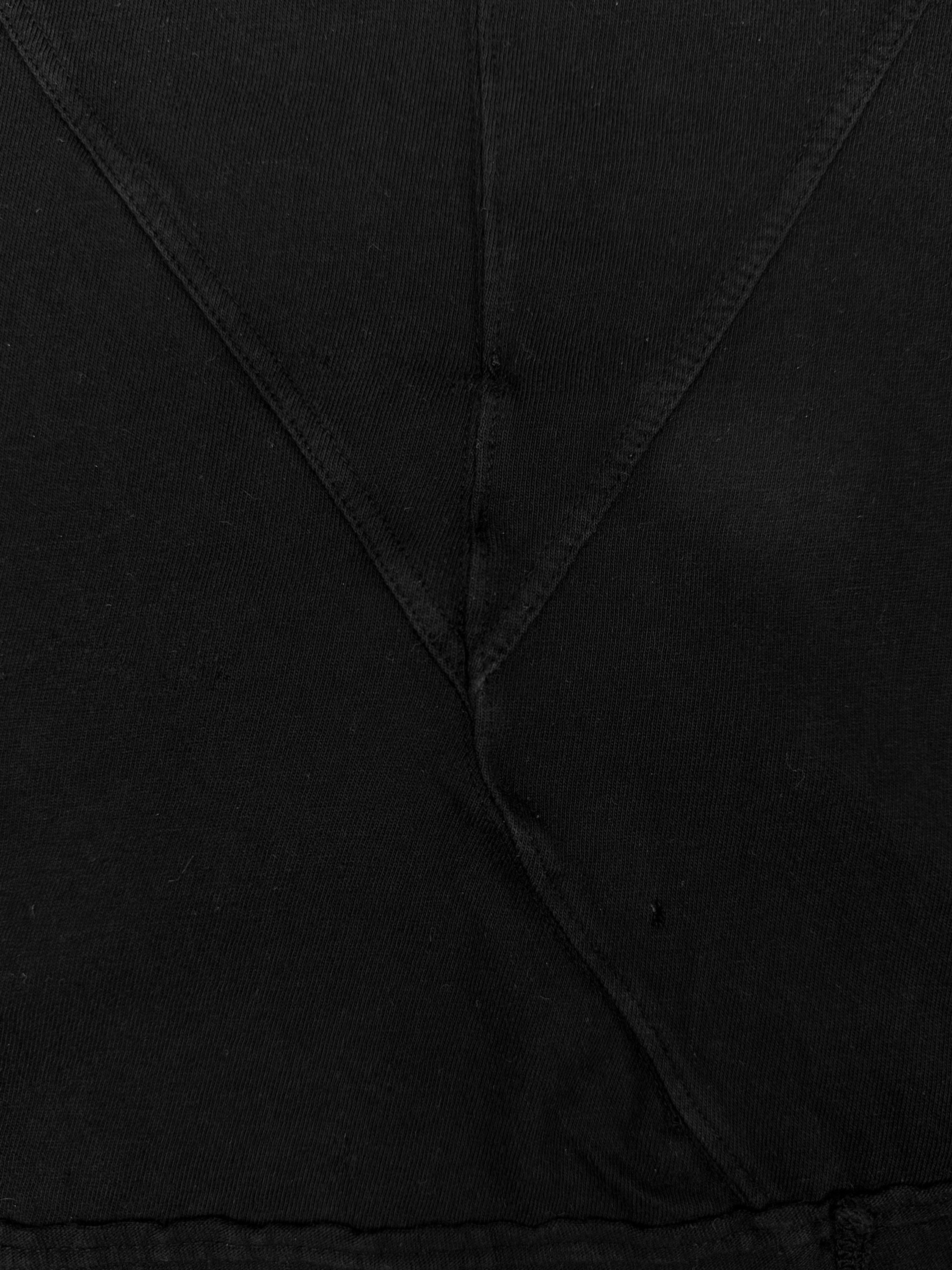 Rick Owens Black ‘Reinforced’ Elongated Long Sleeve Shirt