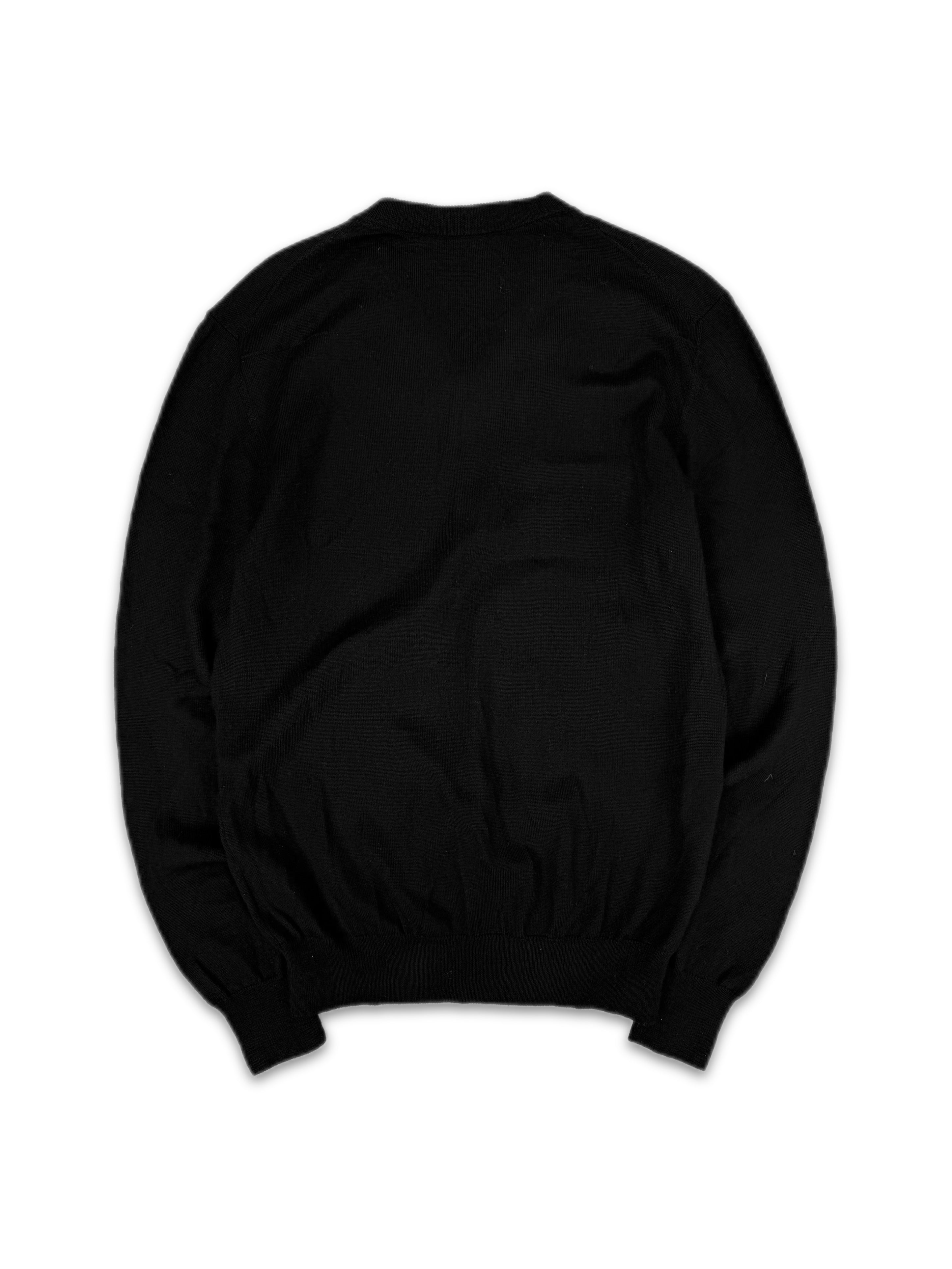AW08 Dior Homme ‘Gunshot’ Shattered Glass Knitted Sweater
