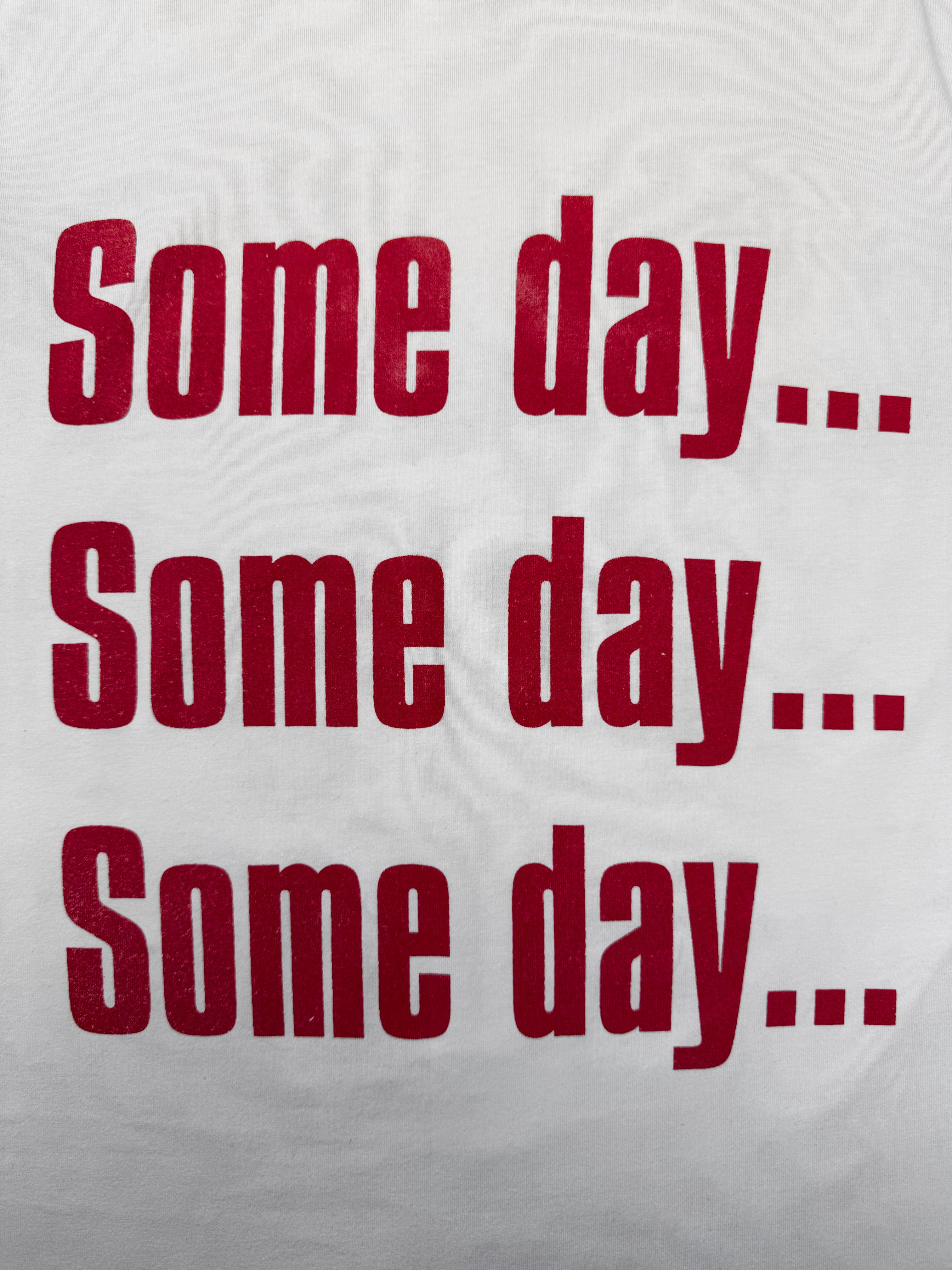 SS02 Raf Simons ‘Kollaps’ Some Day… Graphic T-Shirt